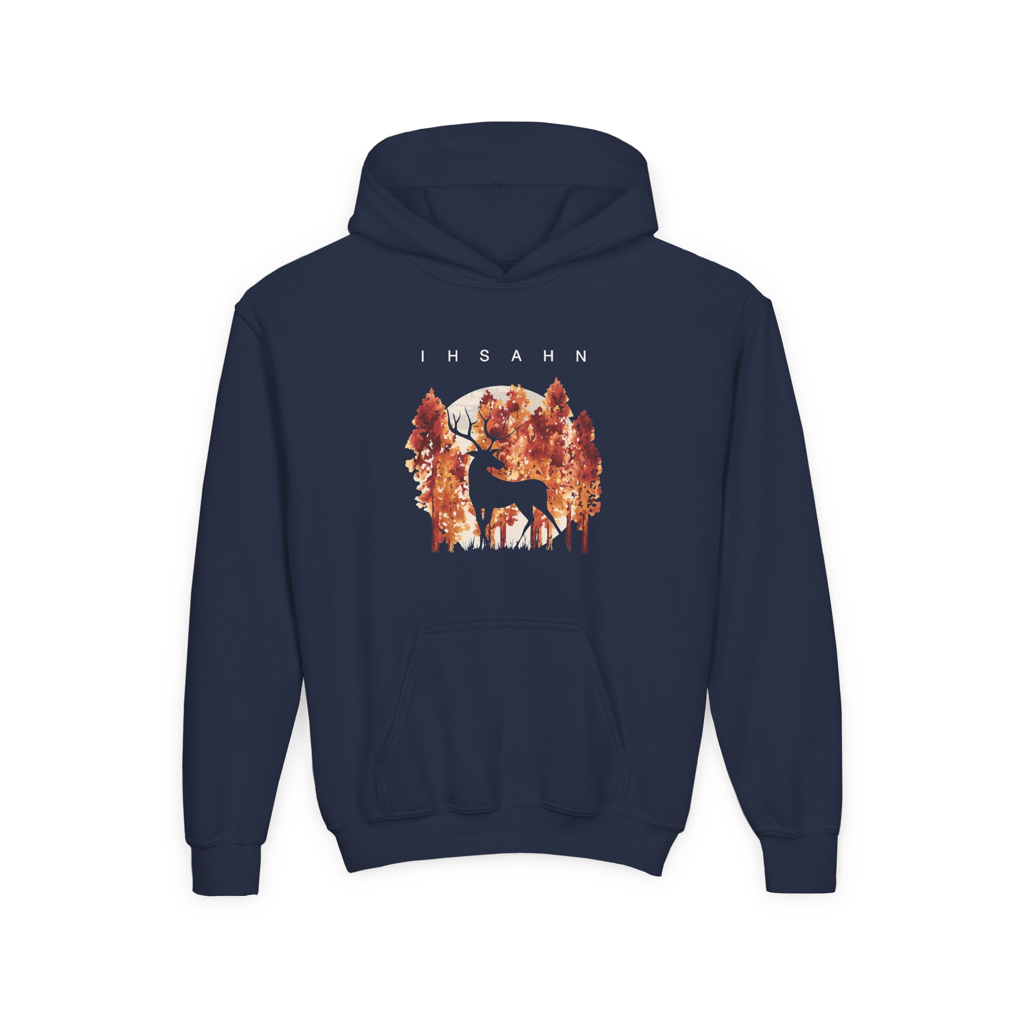 Youth Ihsahn Silhouette Heavy Blend Hooded Sweatshirt - Image 5