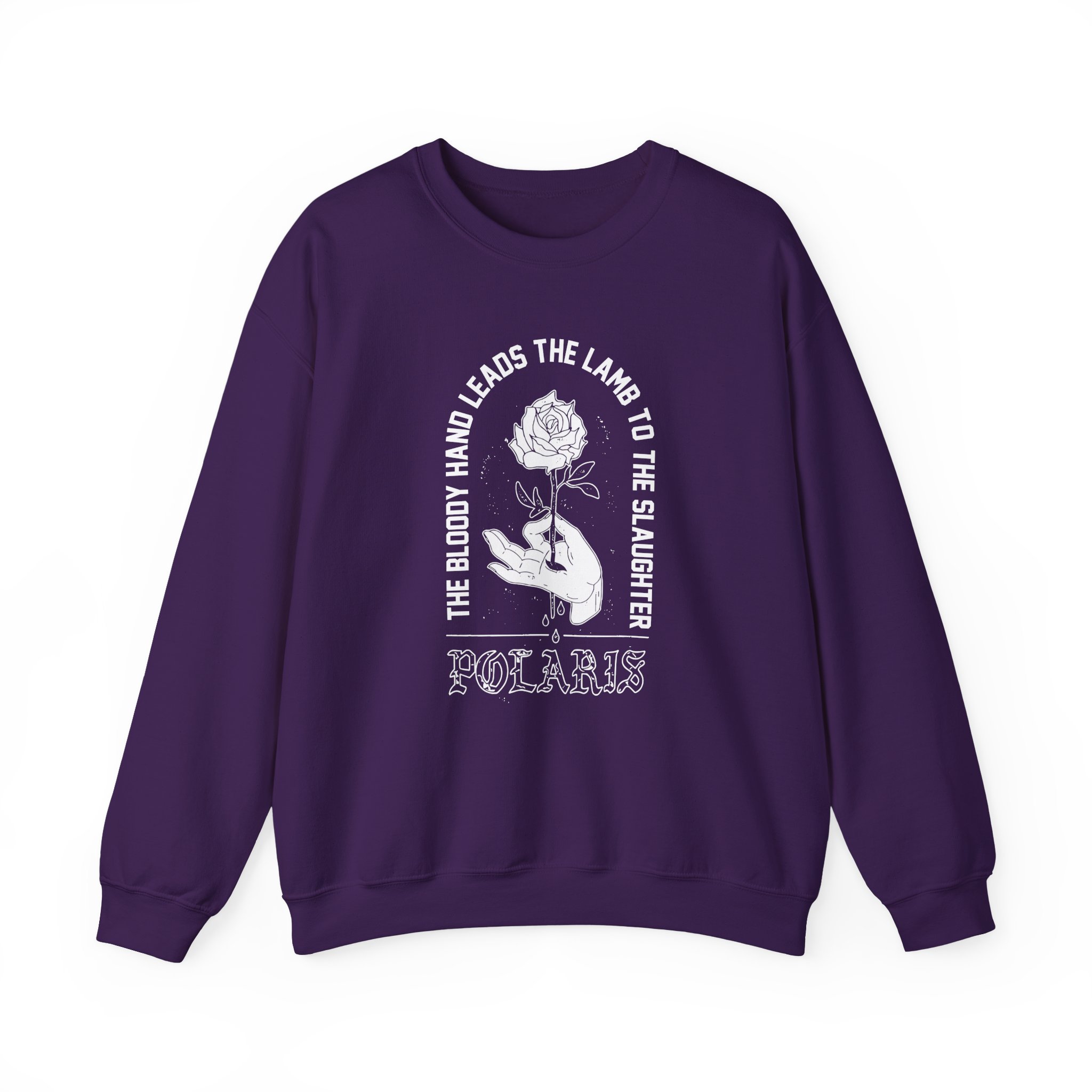 Polaris Bloody Hand Unisex Heavy Blend™ Crewneck Sweatshirt - Image 19
