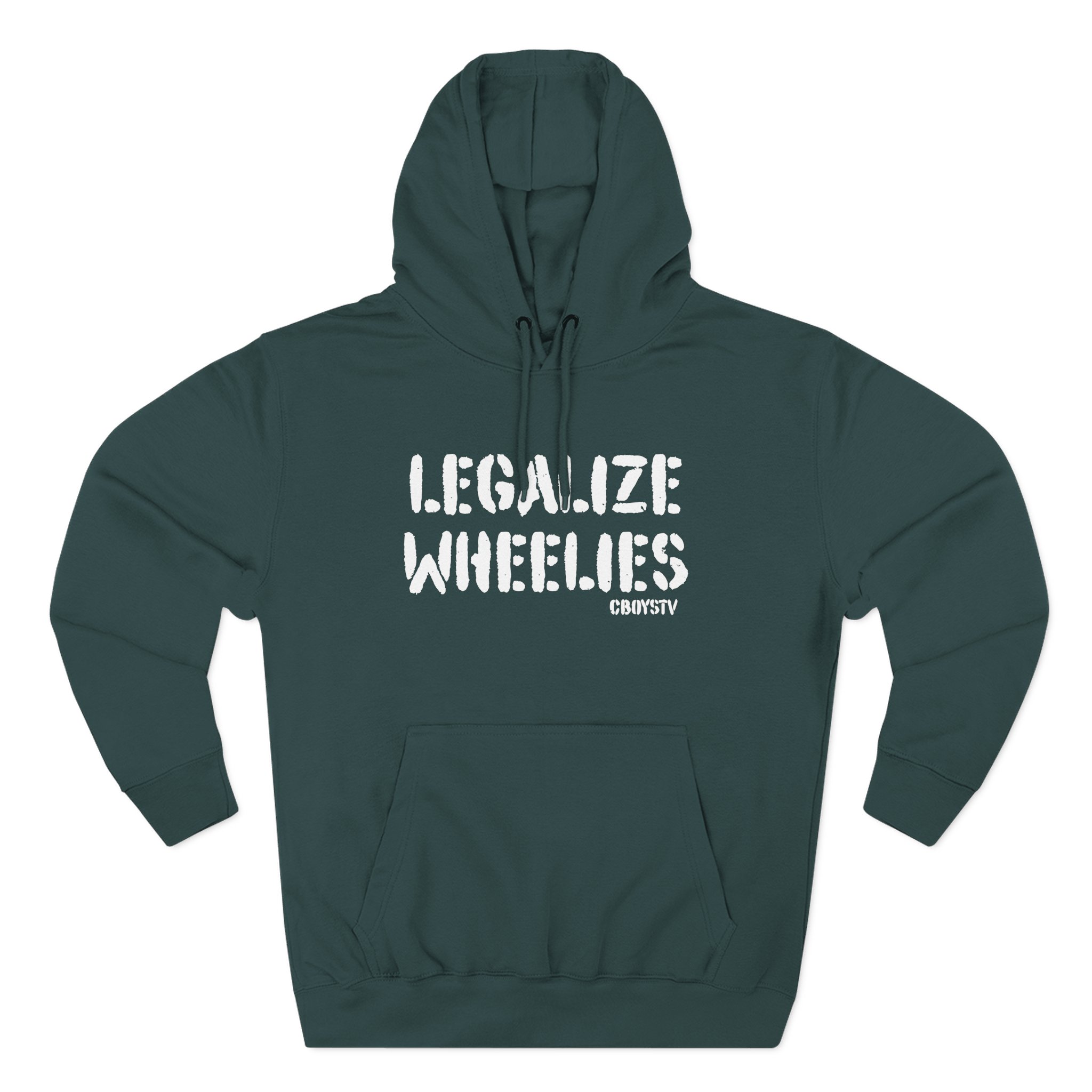 Cboystv Legalize Wheelies Three-Panel Fleece Hoodie - Image 7