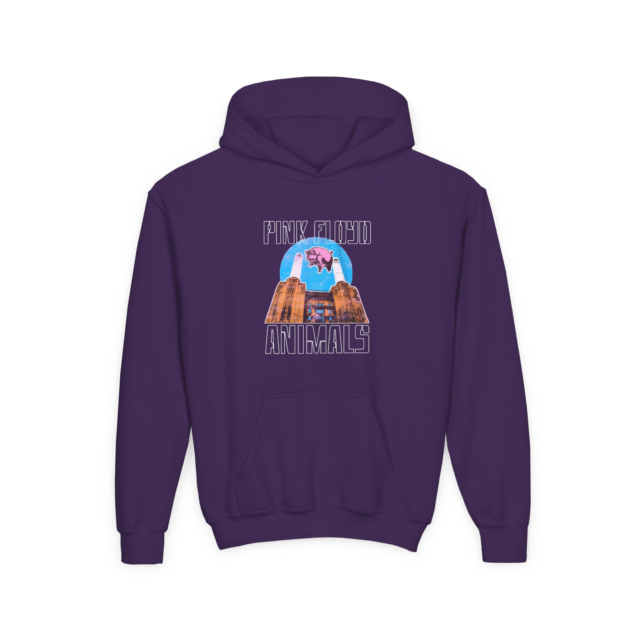 Pink Floyd Animals Pink Funny Animal Youth Hoodie - Image 9