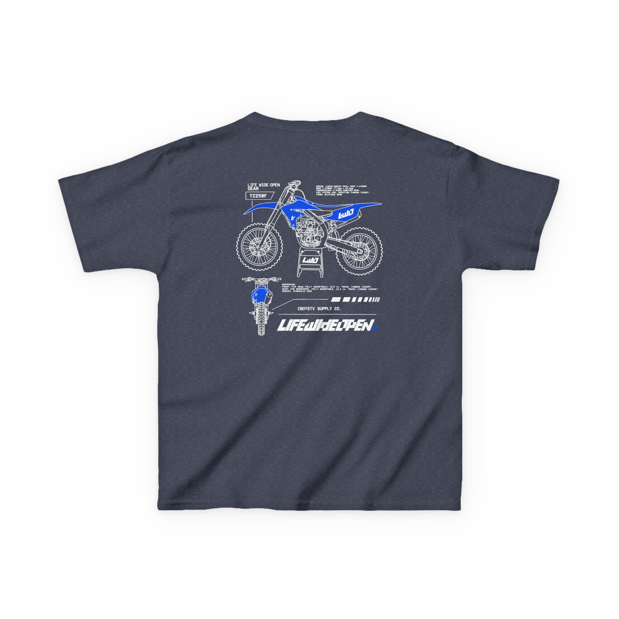 Kids Cboystv Yamaha Spec Heavy Cotton™ Tee - Image 16