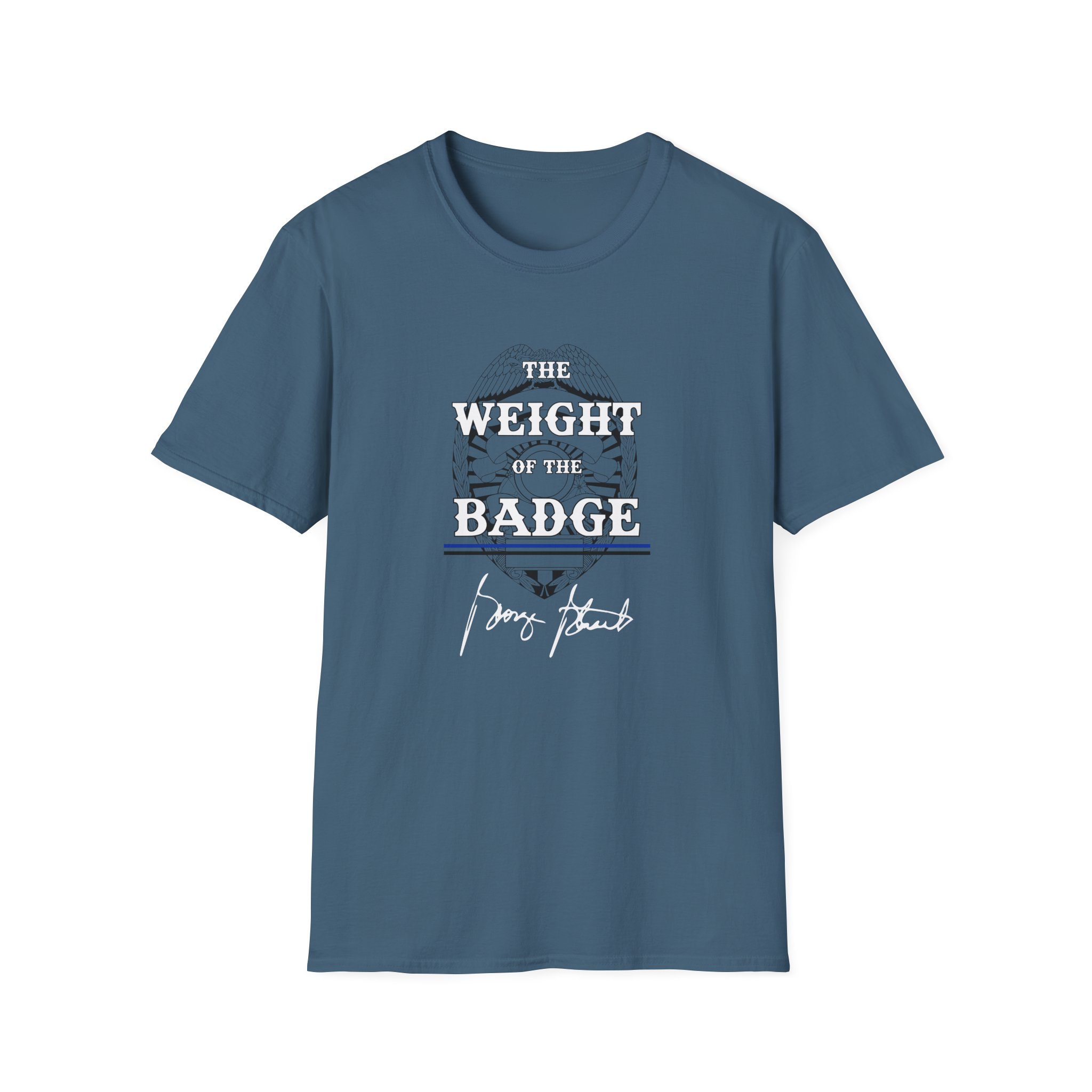 George Strait Satin Unisex Softstyle T-Shirt - Image 5