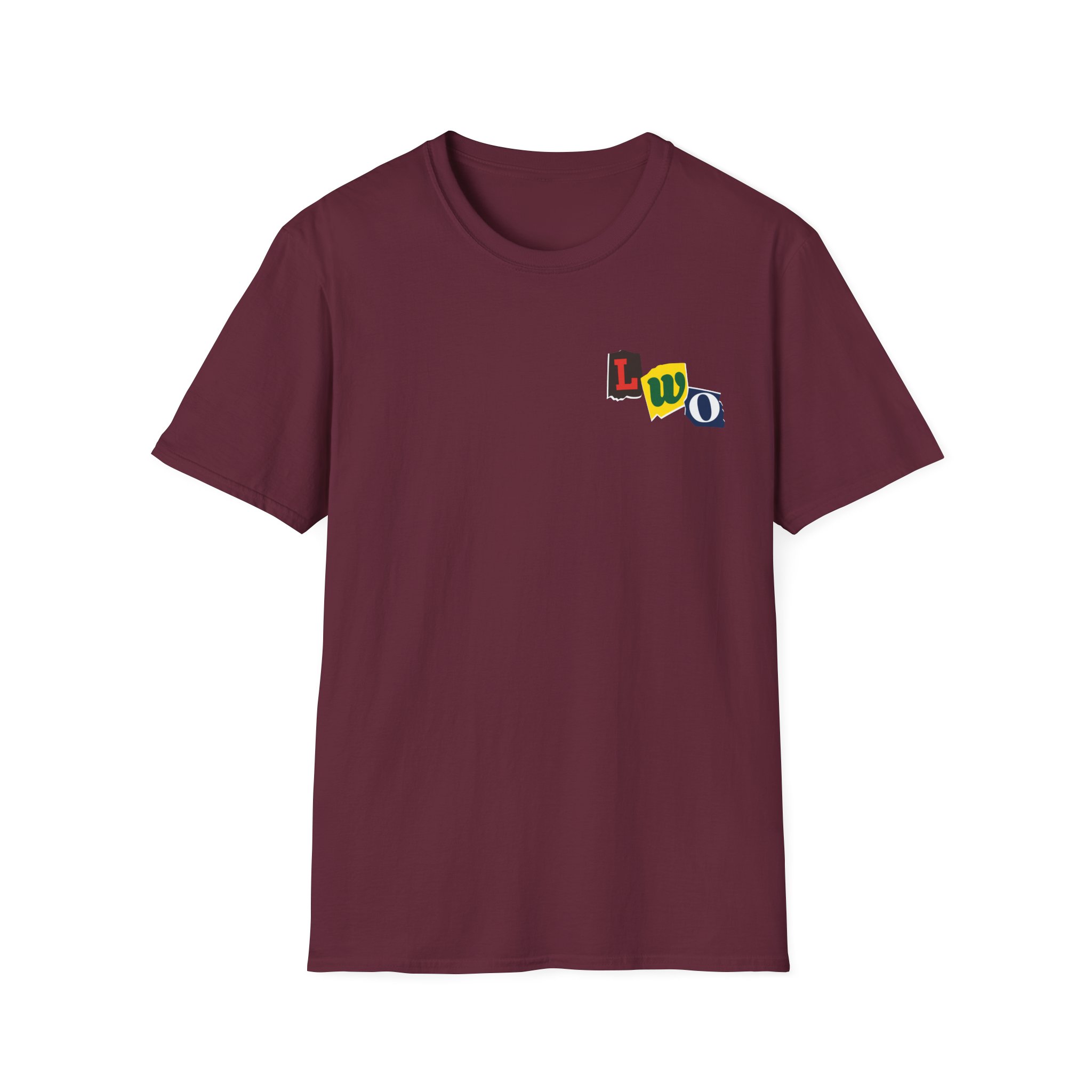 Cboystv Ransom Note Unisex Softstyle T-Shirt - Image 3