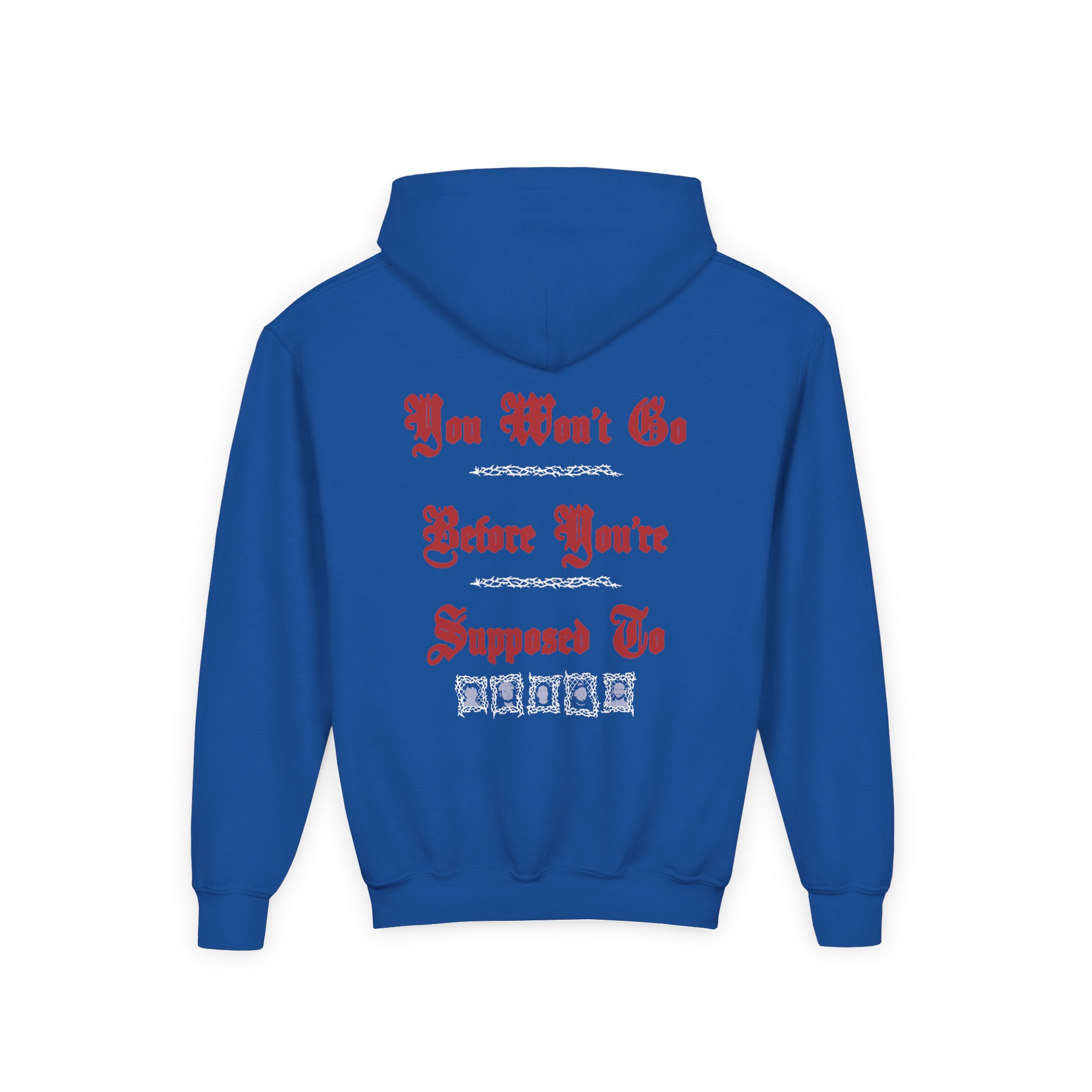 Knocked Loose Girl Knife Suffocate Youth Heavy Blend Hooded Sweatshirt - Image 6