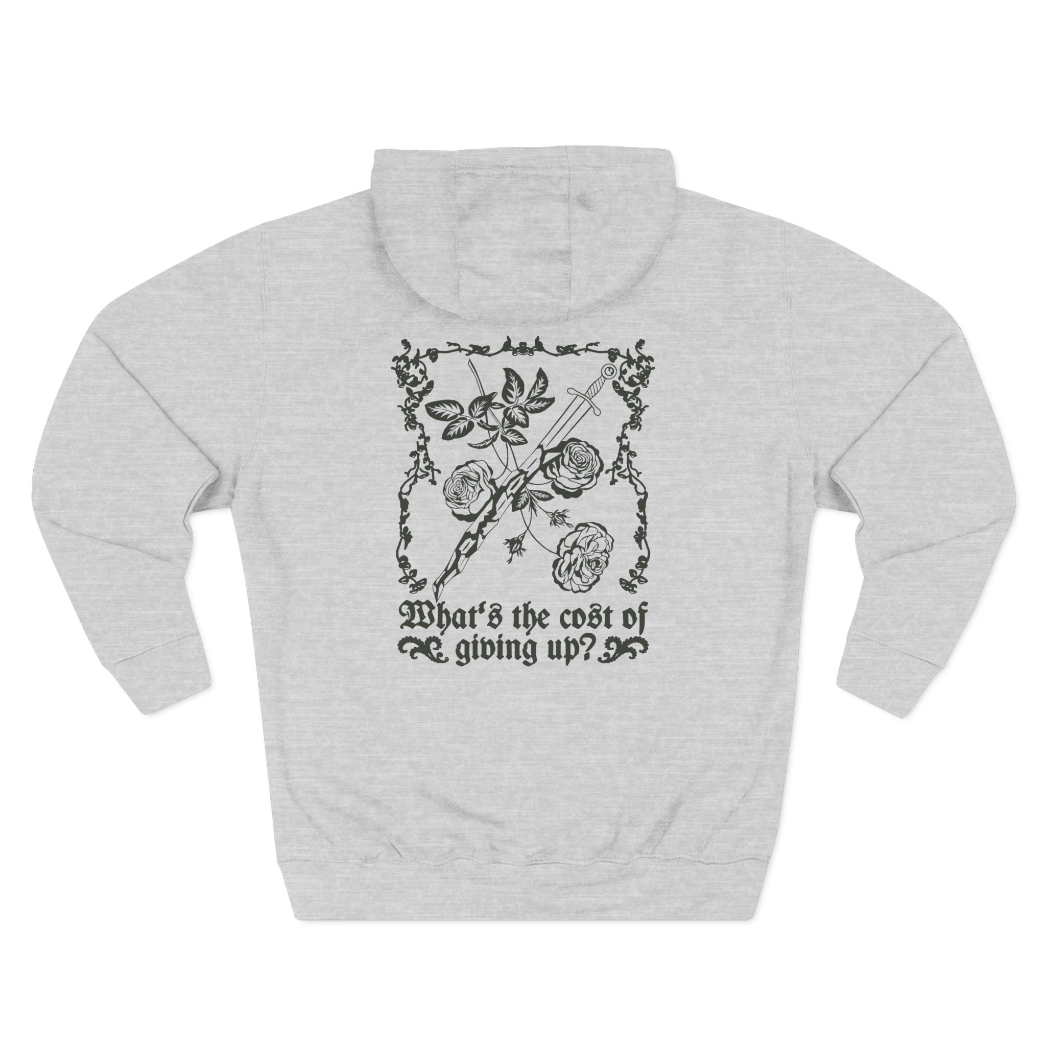 Poppy Cost Of Giving Up Three-Panel Fleece Hoodie - Image 4