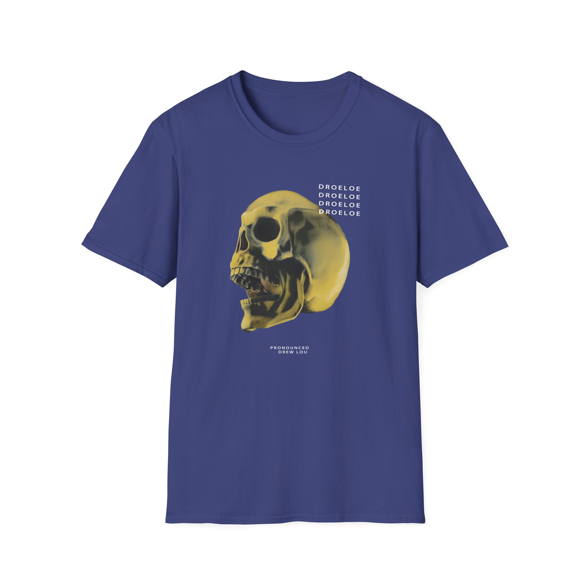 Deadbeats Gold Skull Unisex Softstyle T-Shirt - Image 19