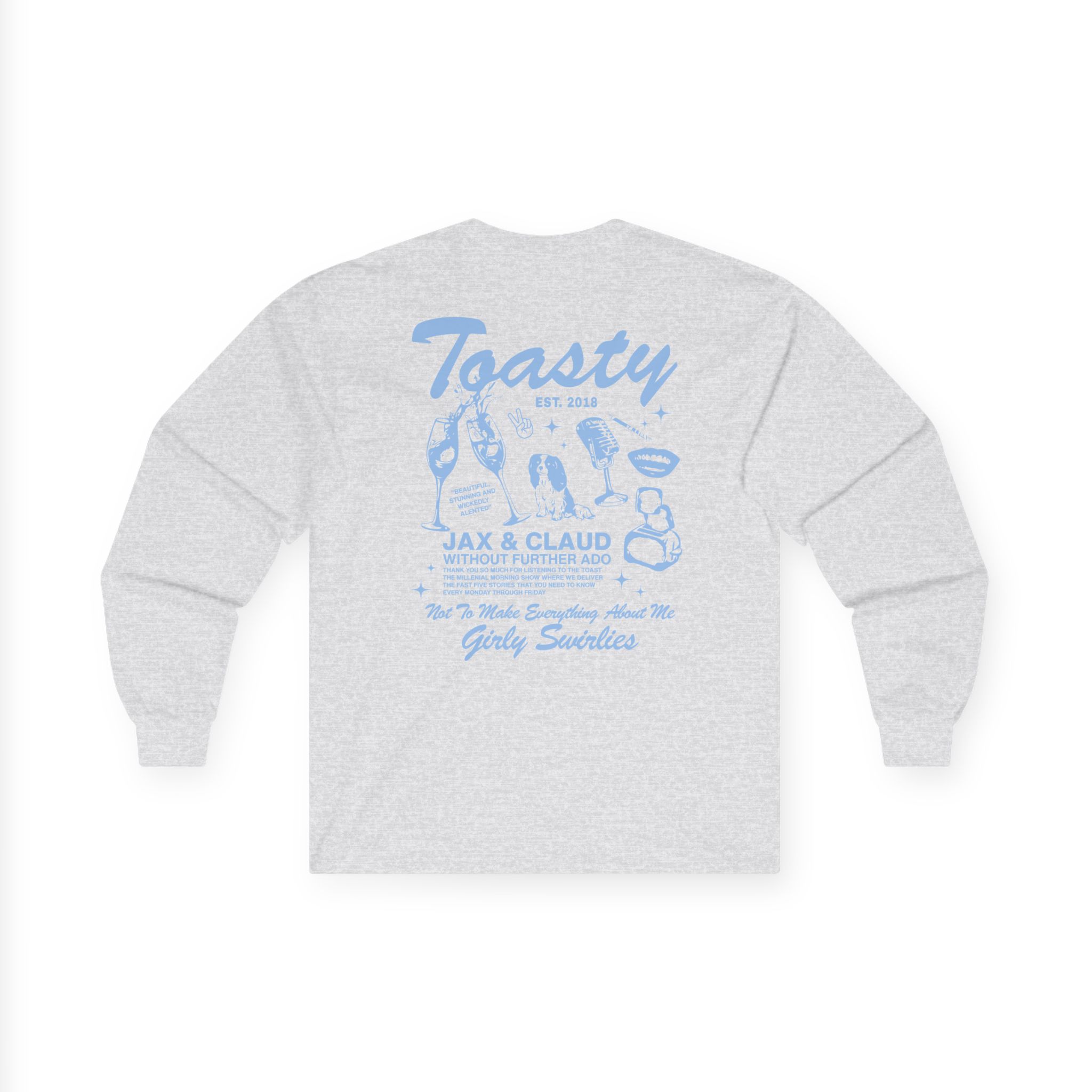 The Toast Toasty Boyfriend Unisex Ultra Cotton Long Sleeve Tee - Image 4