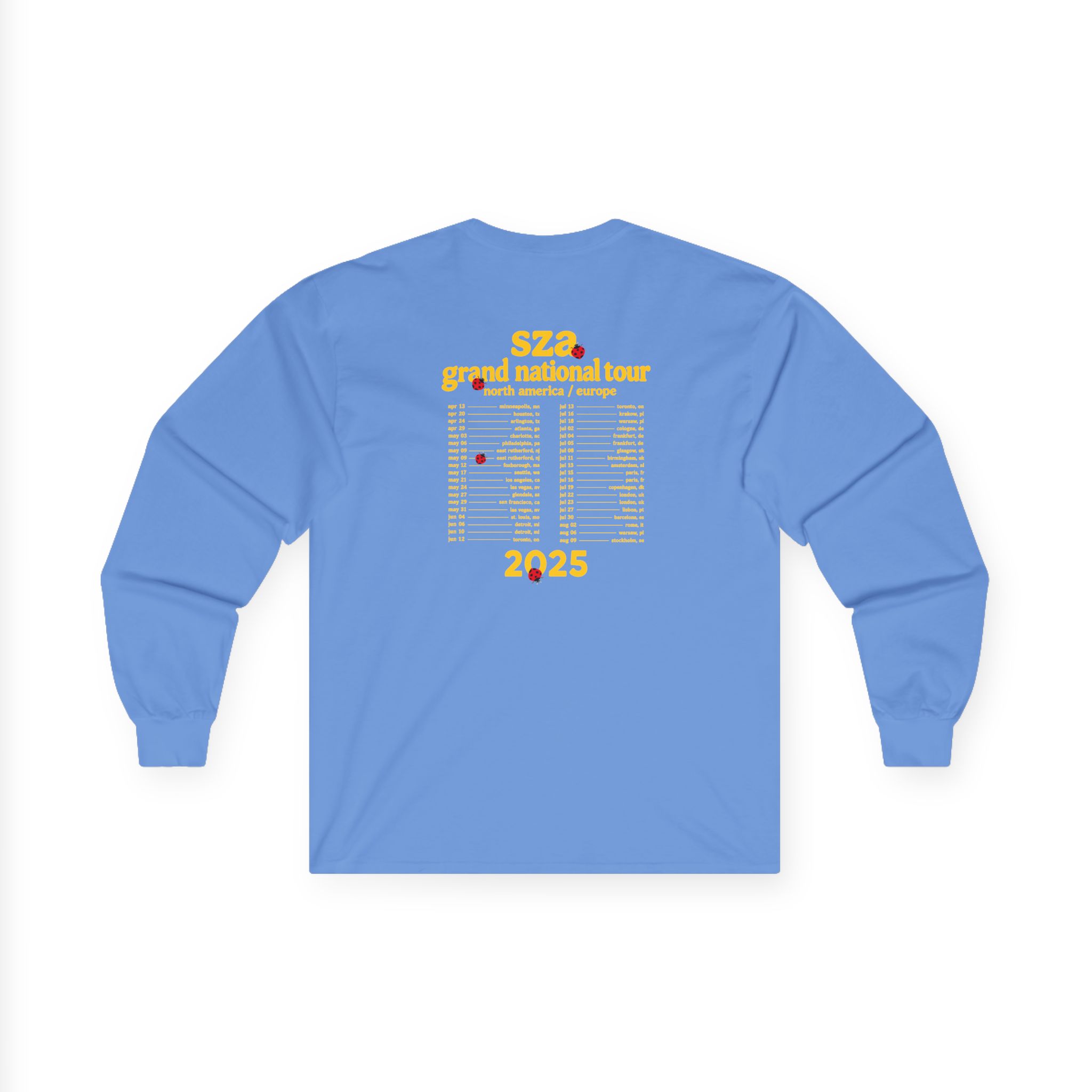 Sza Sos I Heart Sza Camo Unisex Ultra Cotton Long Sleeve Tee - Image 4