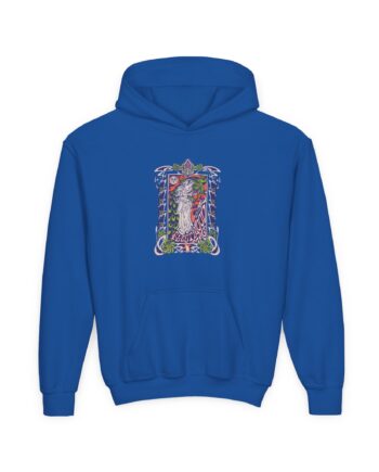 Fleetwood Mac Lady Lyre Youth Heavy Blend Hooded Sweatshirt