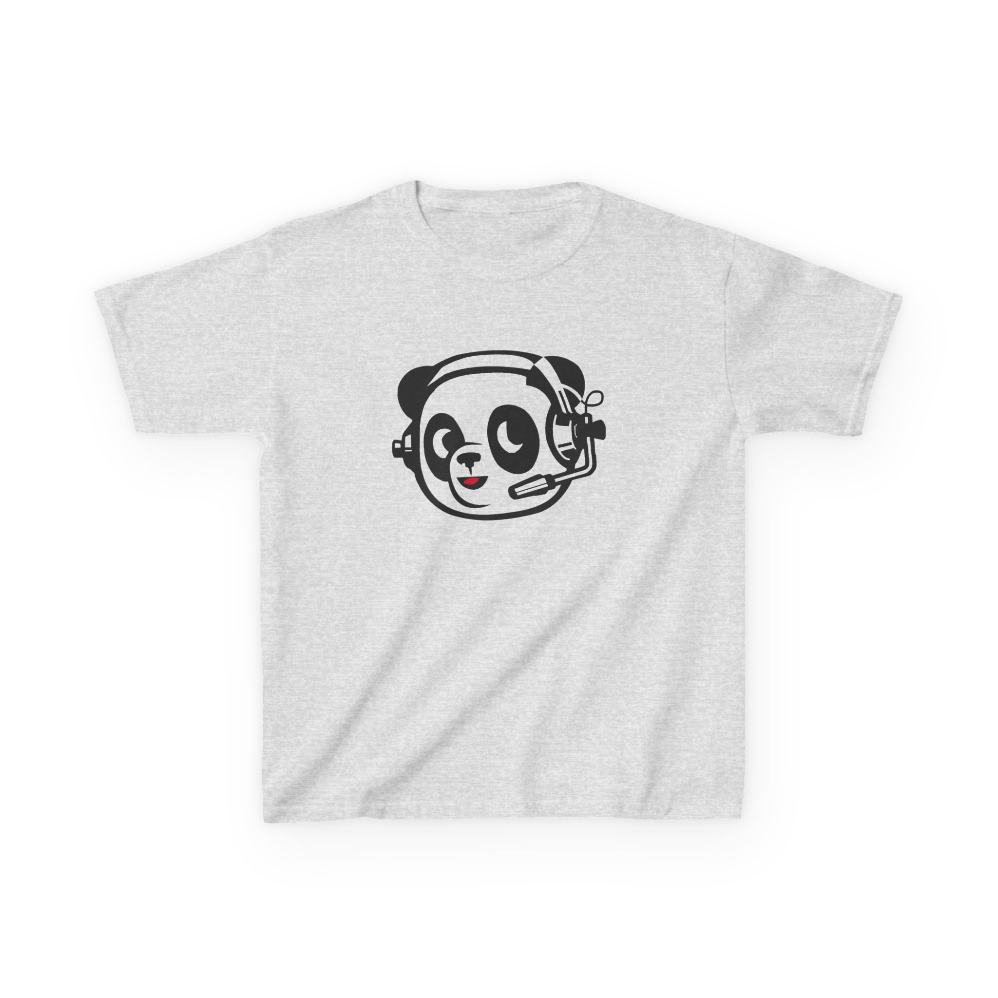 Dude Perfect John Panda Headset Kids Heavy Cotton™ Tee - Image 3