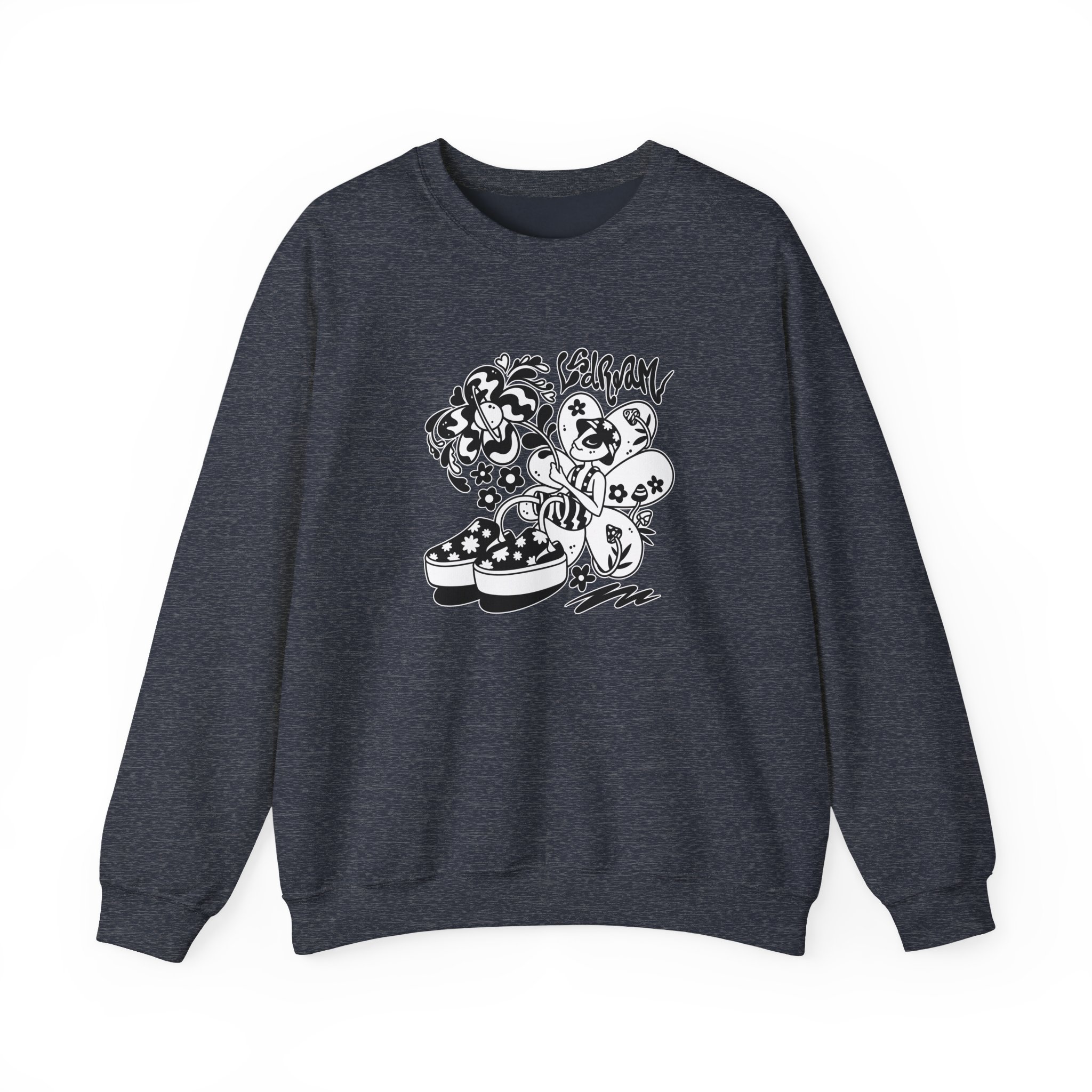 Lsdream Intergalactic Bloom Unisex Heavy Blend™ Crewneck Sweatshirt - Image 11