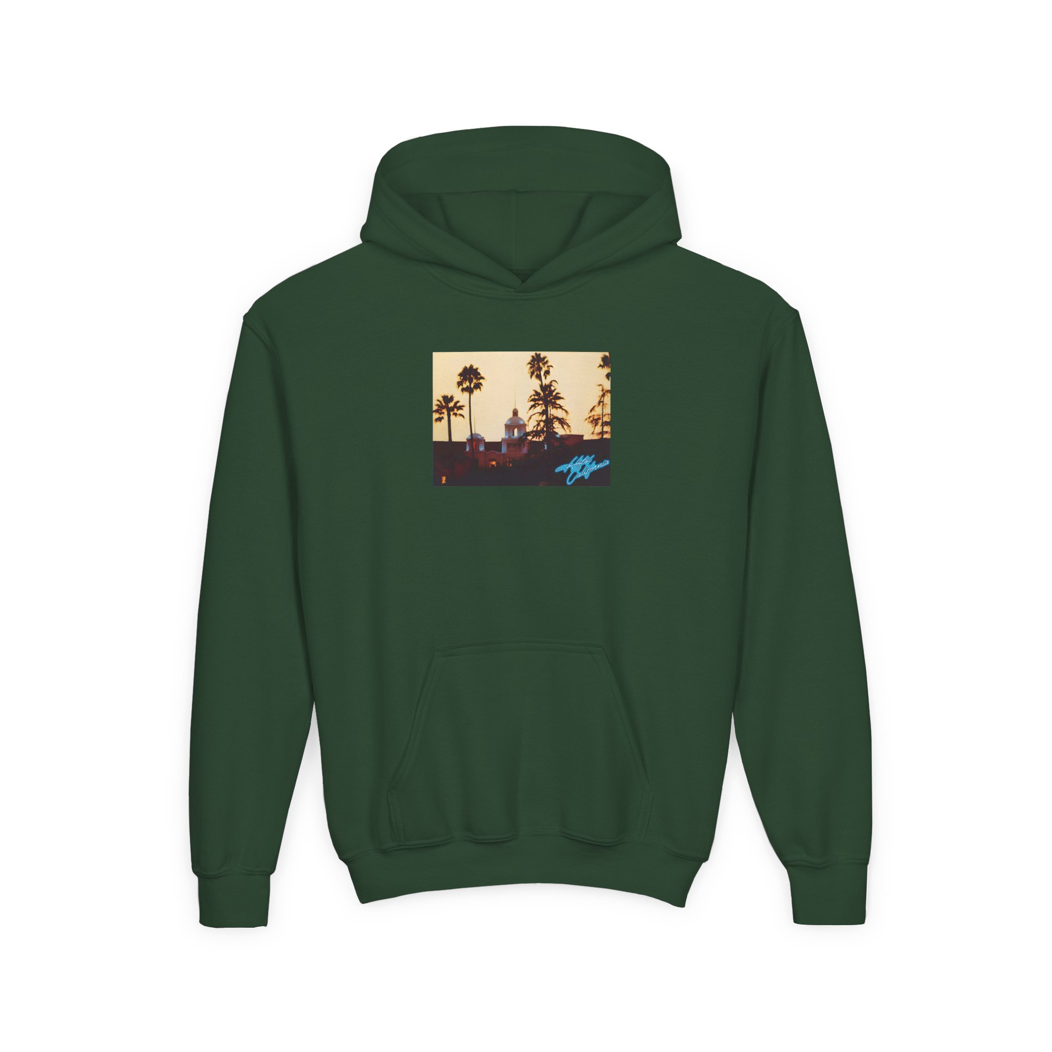 Youth The Eagles Hotel California Heavy Blend Hooded Sweatshirt - Image 11