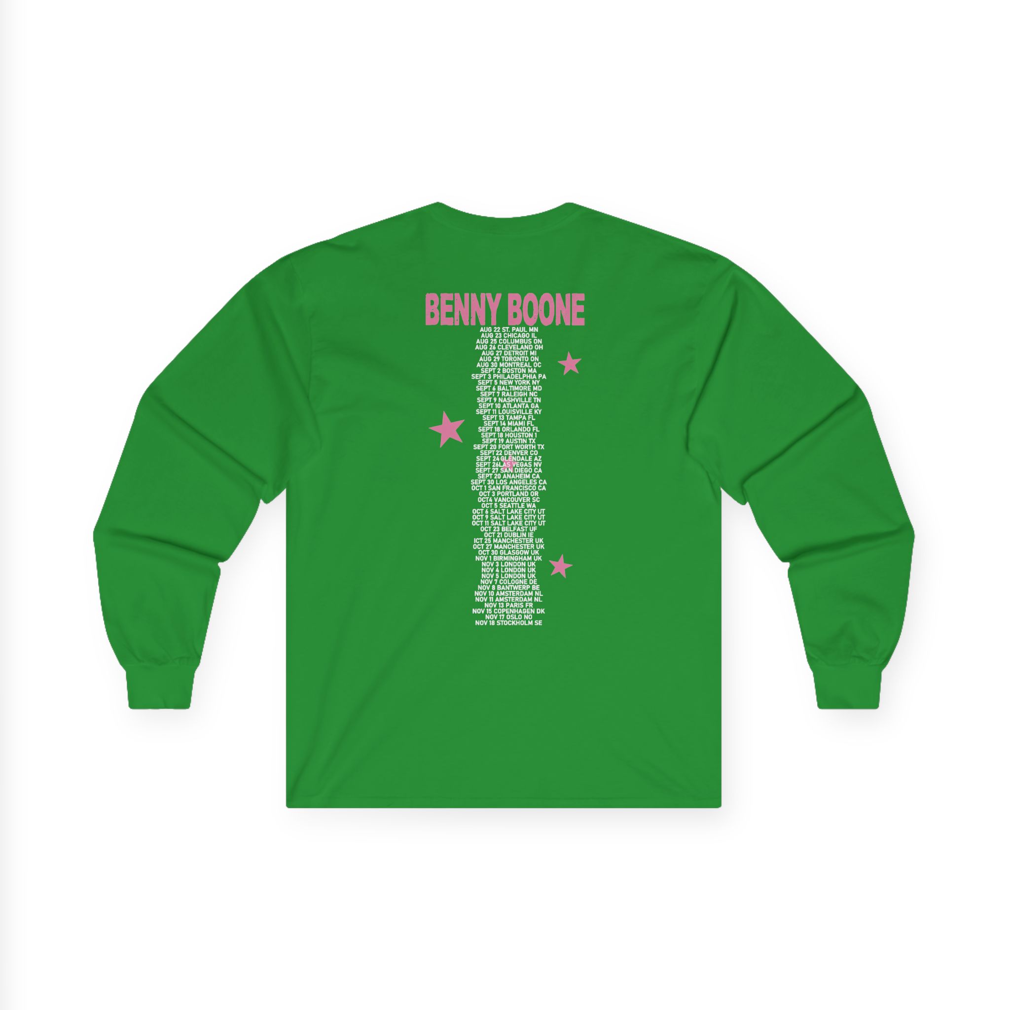 Benson Boone American Heart Unisex Ultra Cotton Long Sleeve Tee - Image 4