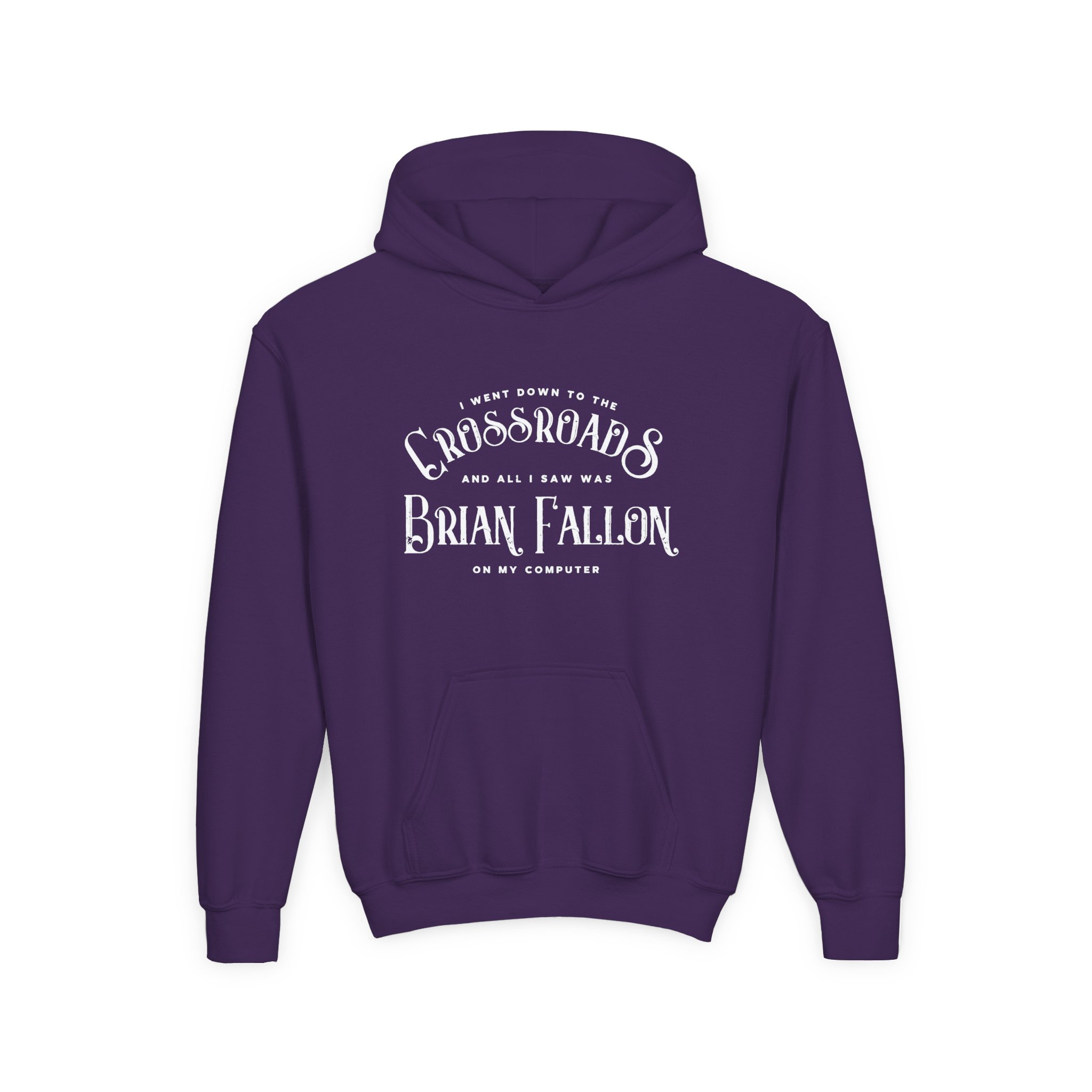Brian Fallon Crossroads Youth Heavy Blend Hooded Sweatshirt - Image 13