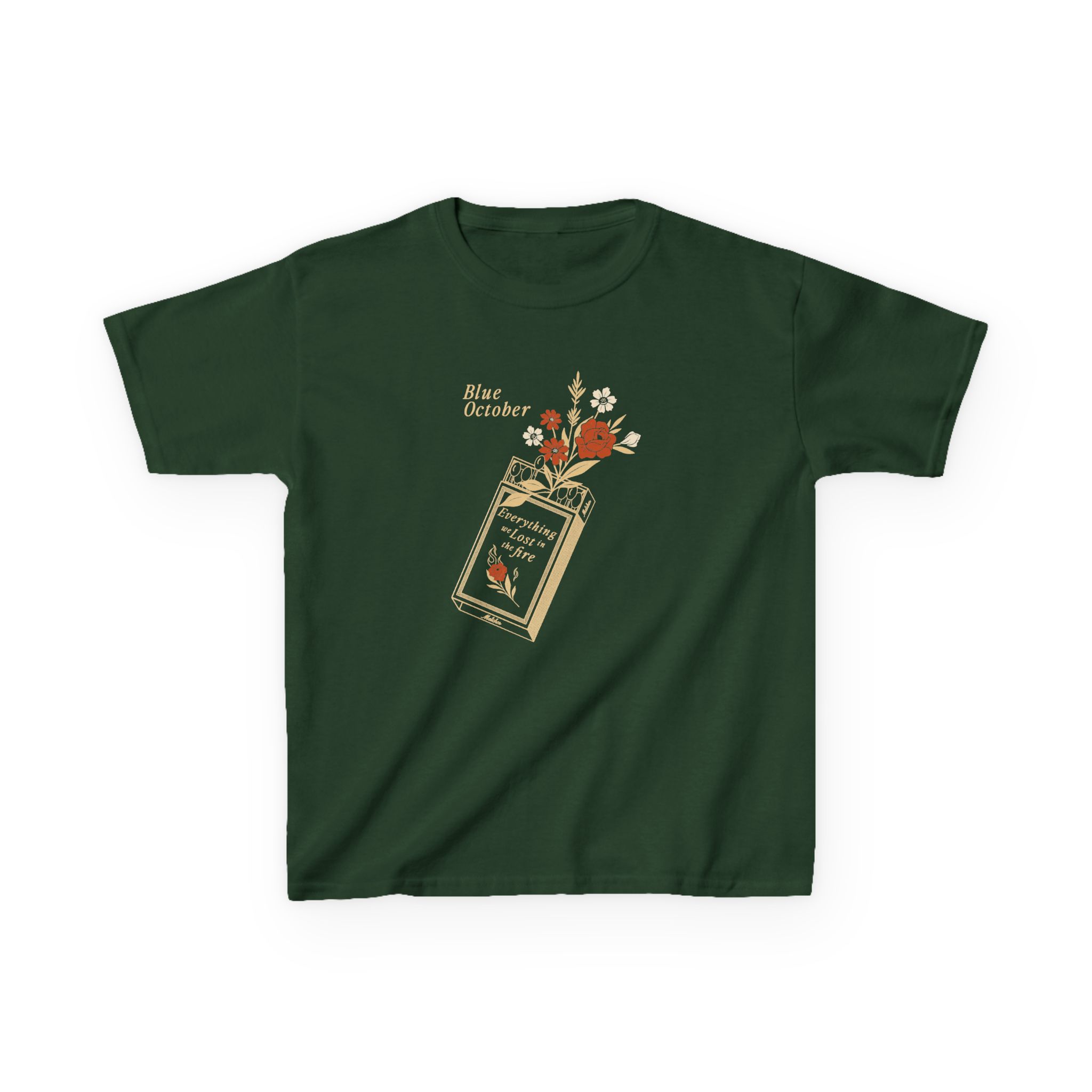 Blue October Everything We Lost in the Fire Kids Heavy Cotton™ Tee - Image 3