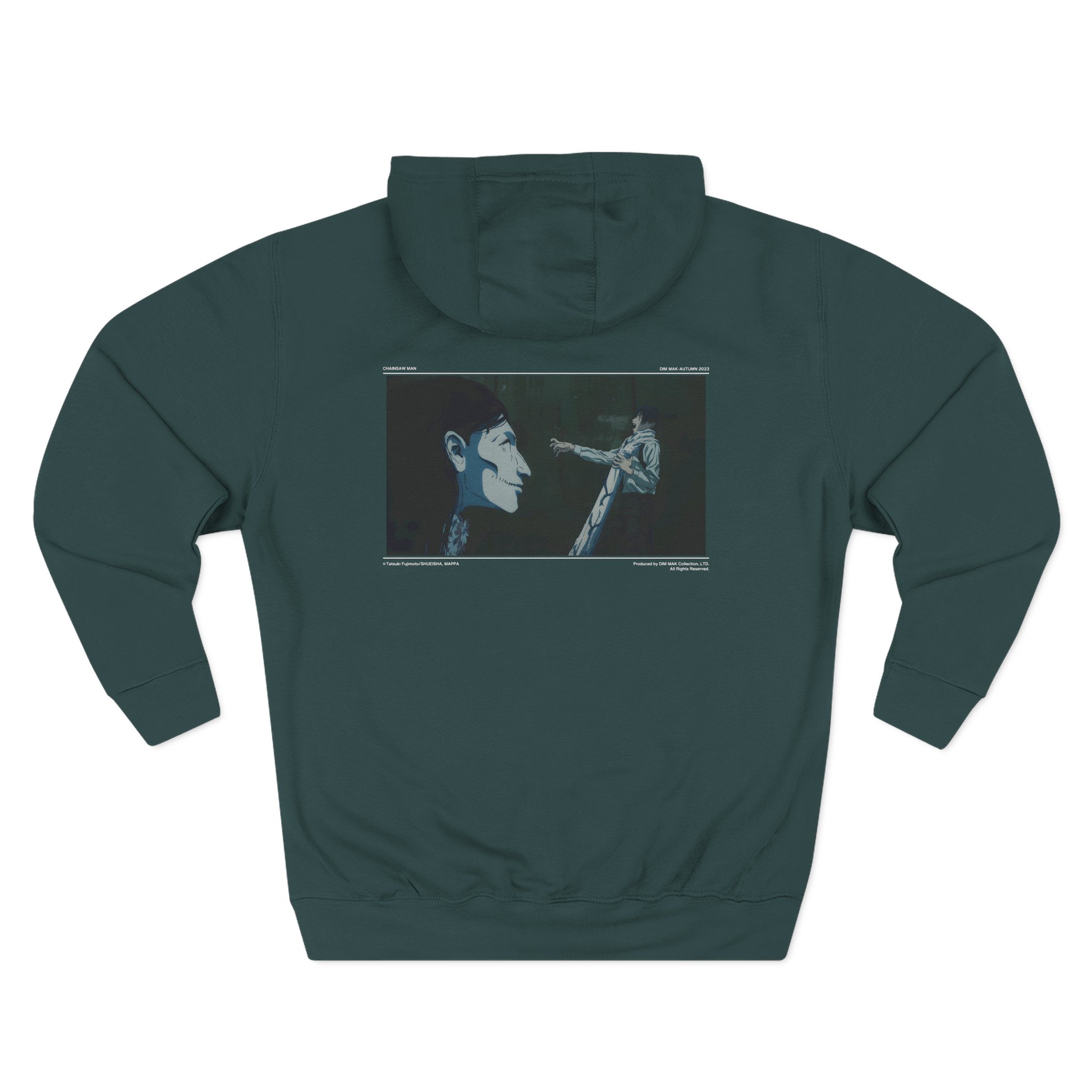 Chainsaw Man X Dim Mak Aki Three-Panel Fleece Hoodie - Image 8