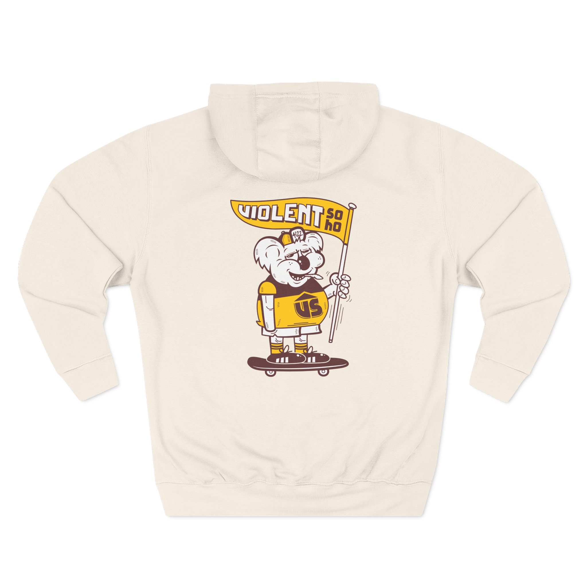 Violent Soho Brisbane Bears Three-Panel Fleece Hoodie - Image 8