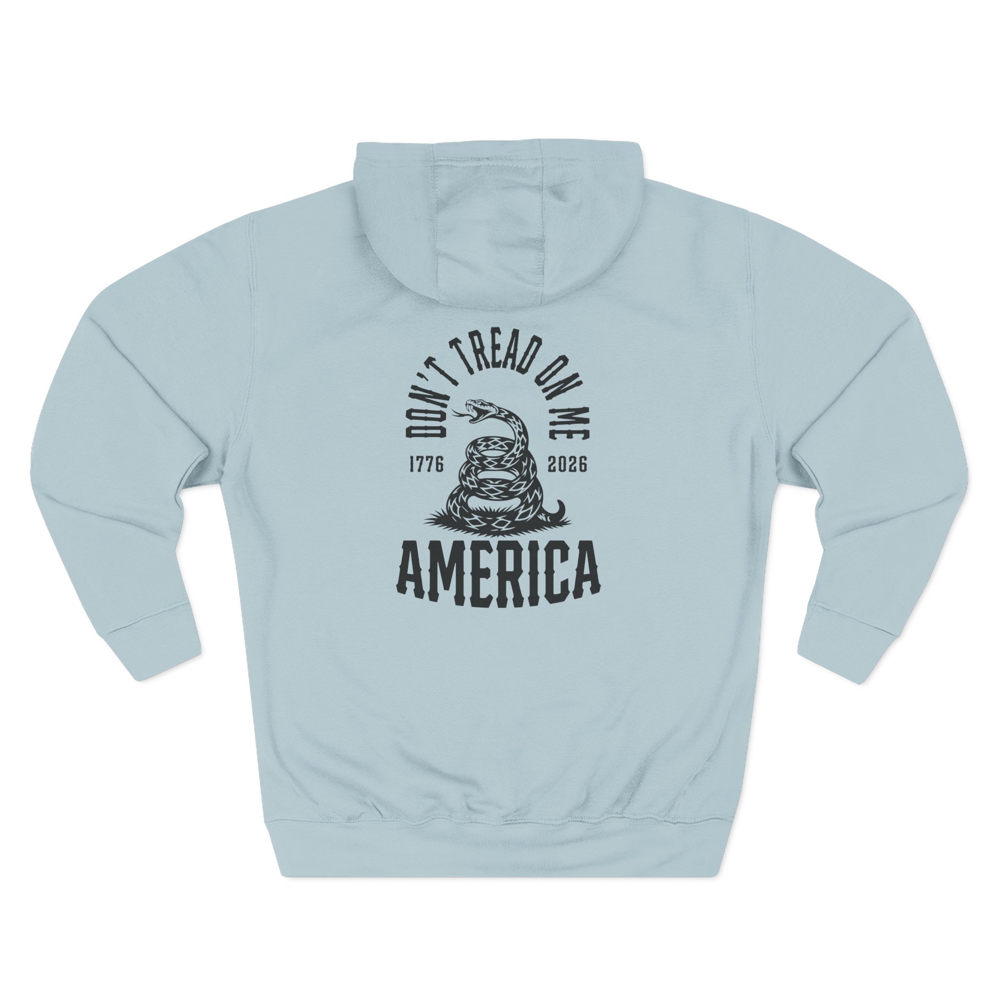 Valuetainment Don't Tread on Me Three-Panel Fleece Hoodie - Image 12