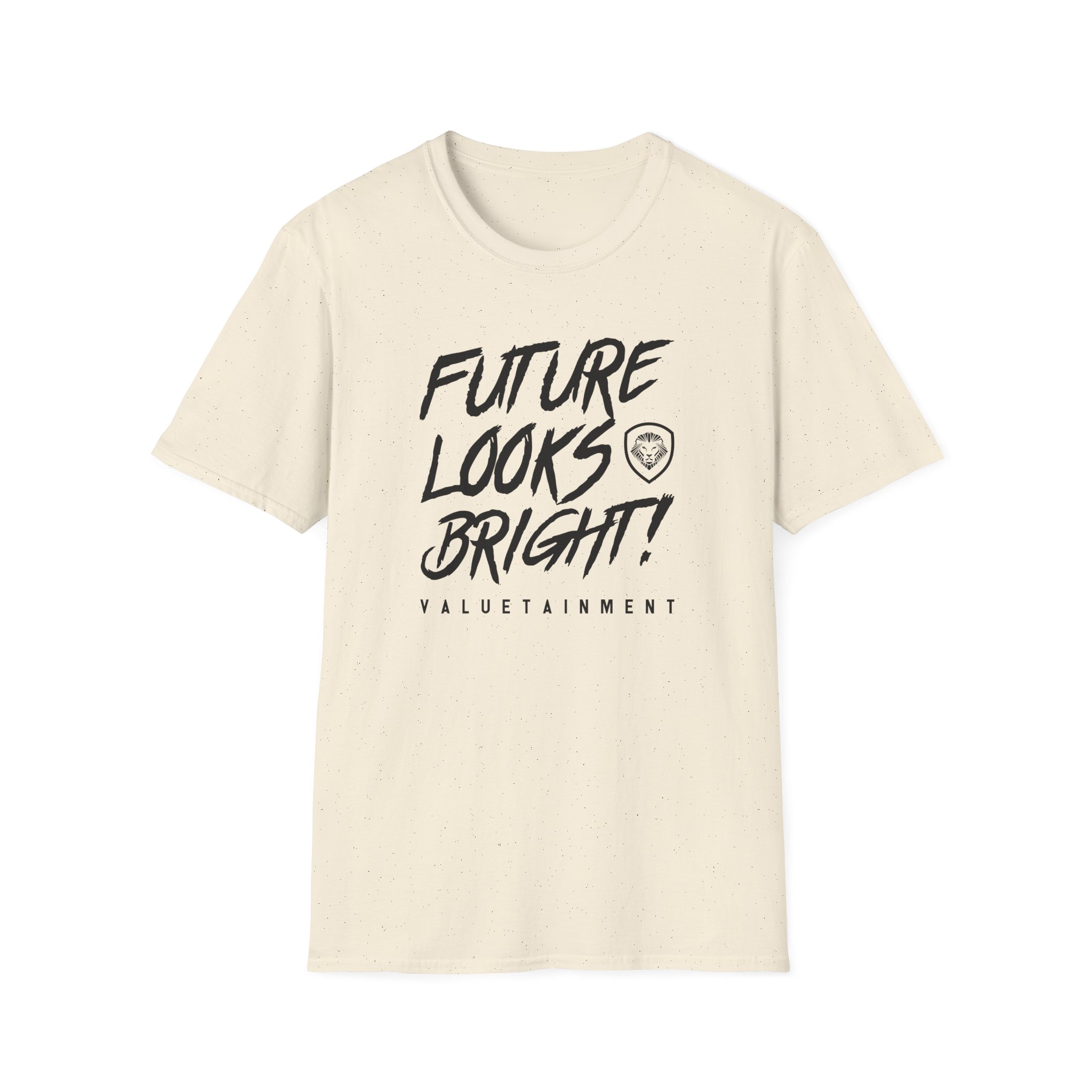 Valuetainment Future Looks Bright Unisex Softstyle T-Shirt - Image 11