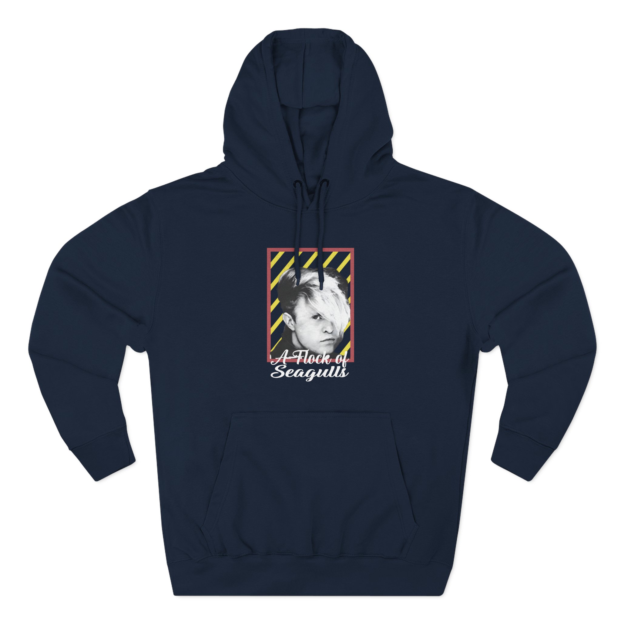 A Flock of Seagulls Neon Three-Panel Fleece Hoodie - Image 7