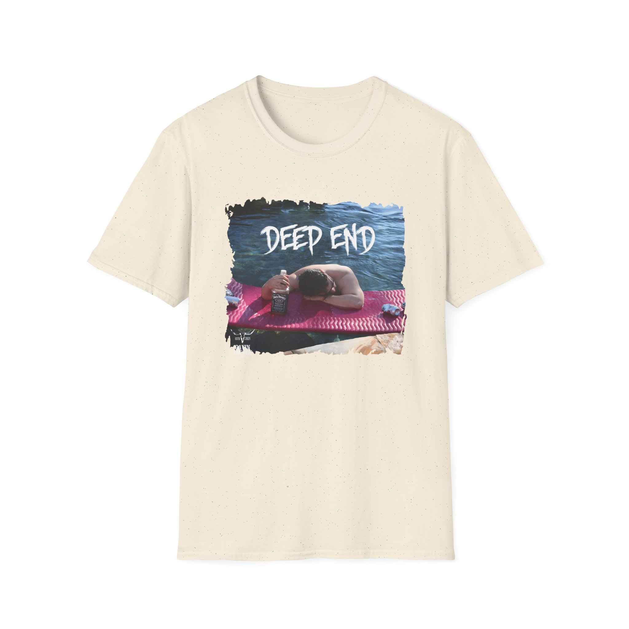 Gavin Adcock Deep End Unisex Softstyle T-Shirt - Image 7