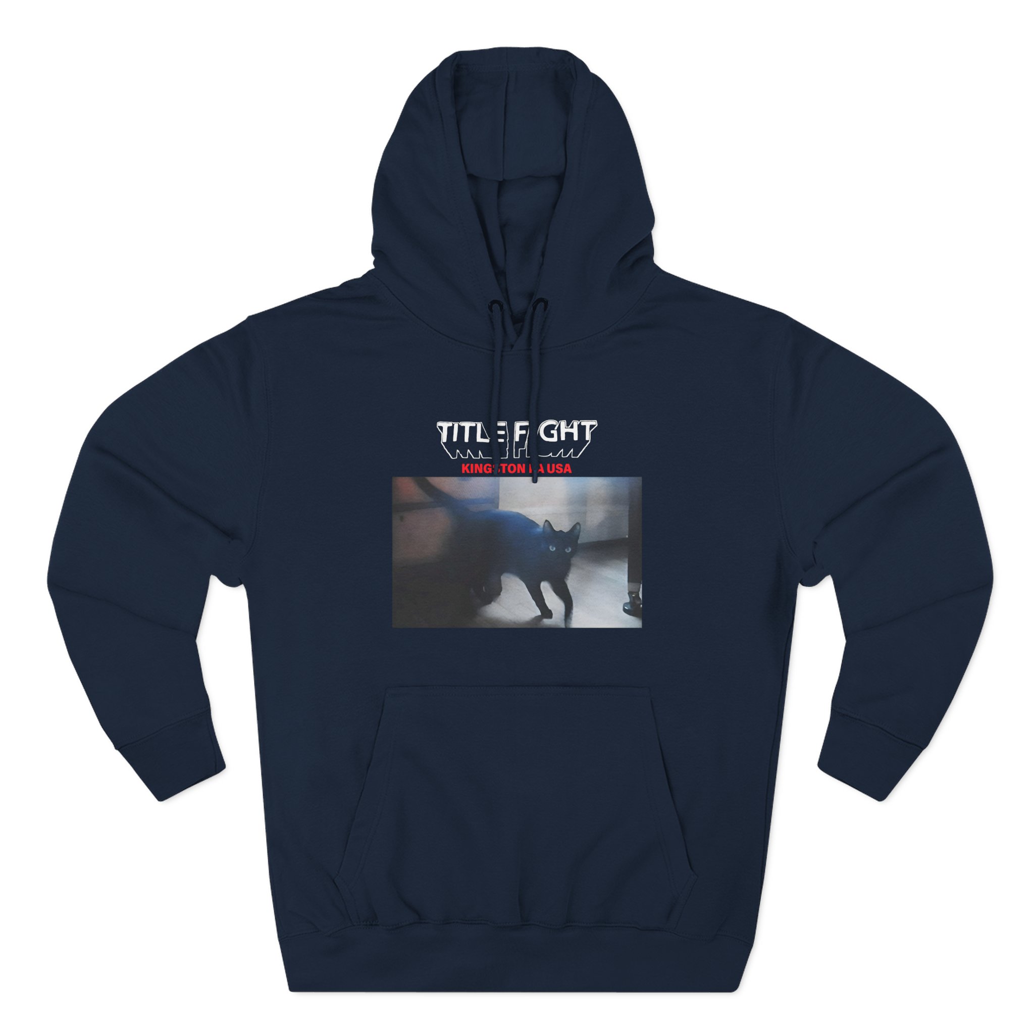 Cold Cuts Title Fight Kingston Cat Three-Panel Fleece Hoodie - Image 11