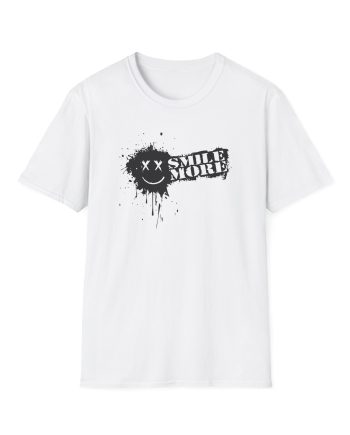 Roman Atwood Smile More Splatter Unisex Softstyle T-Shirt