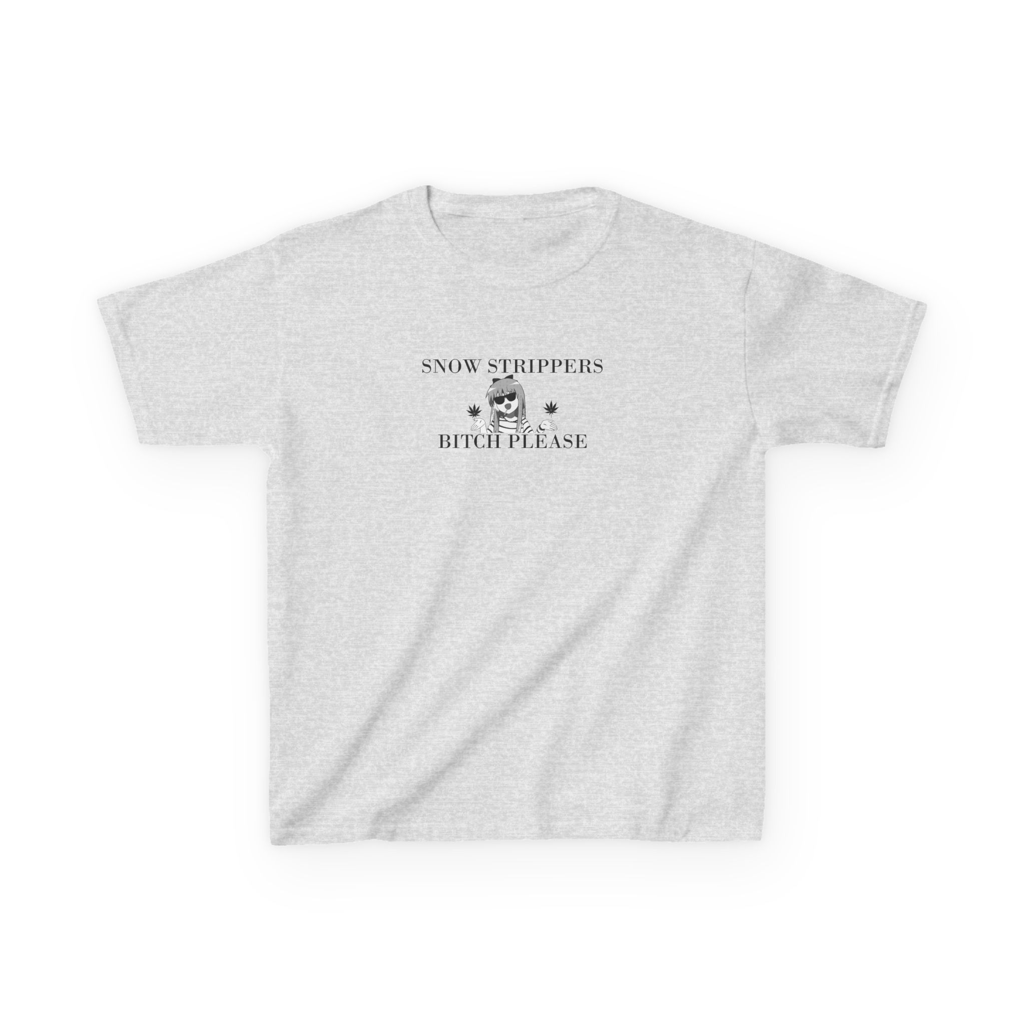 Kids Snow Strippers Bitch Please Heavy Cotton™ Tee - Image 3