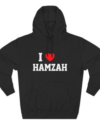 Hamza Love Three-panel Fleece Hoodie