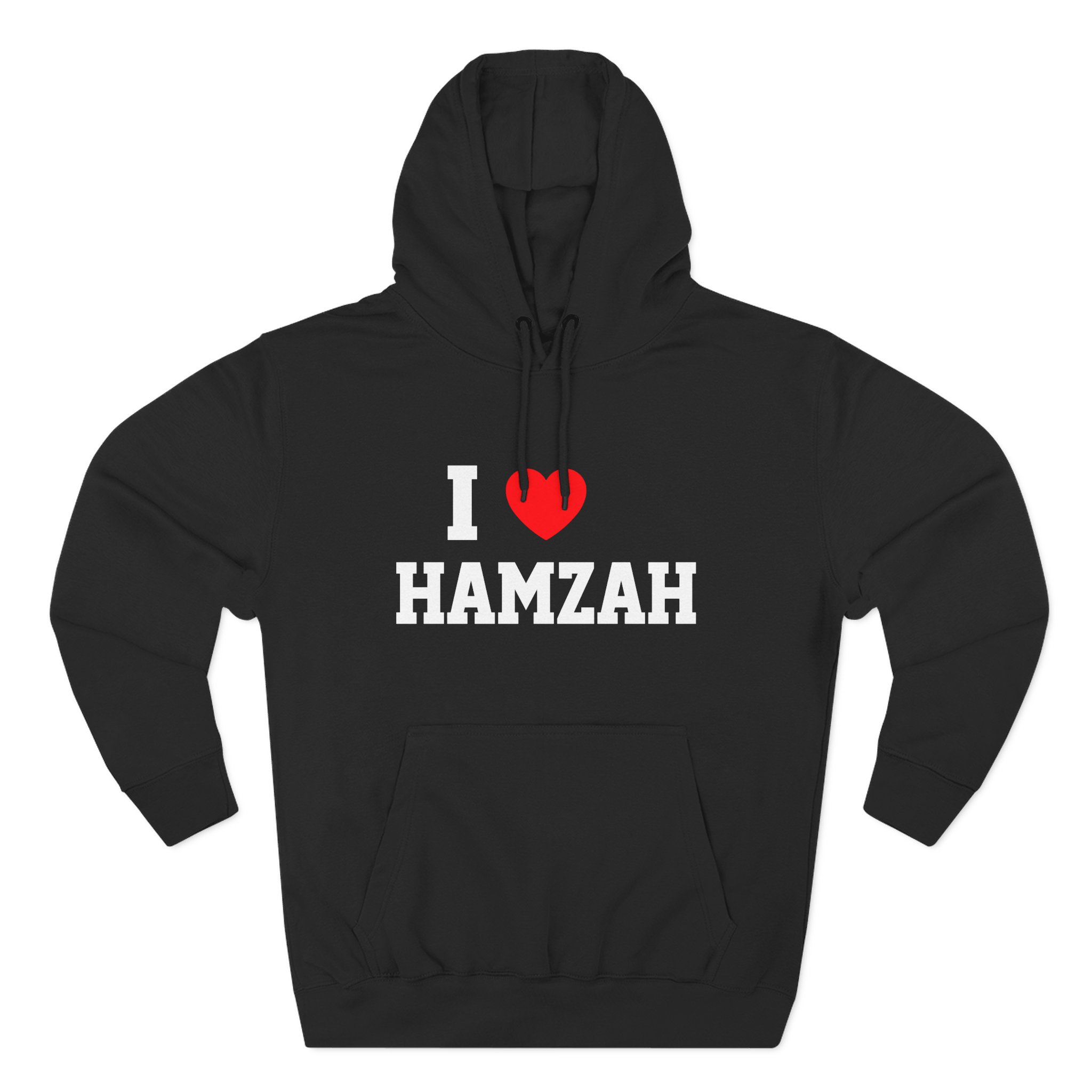 Hamza Love Three-panel Fleece Hoodie