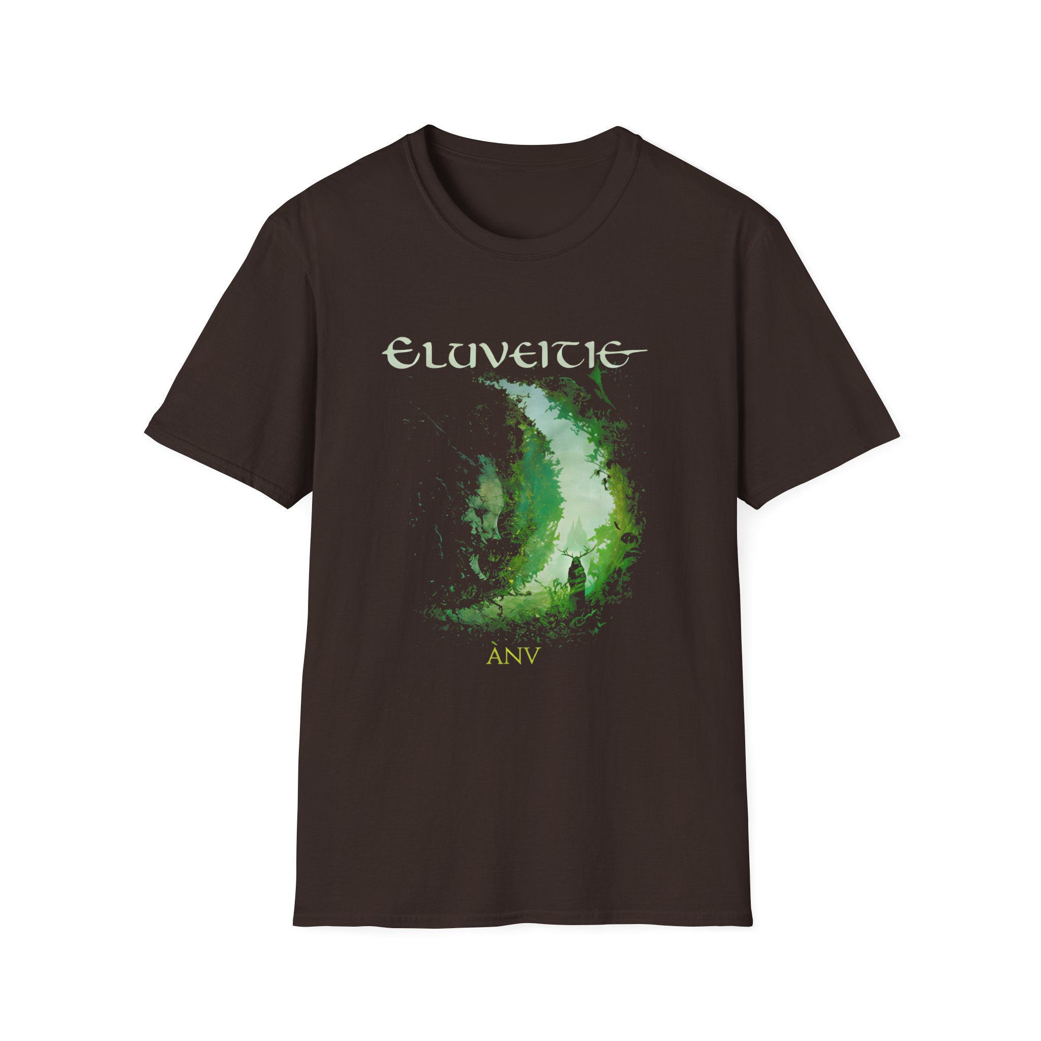 Eluveitie Anv Cover Unisex Softstyle T-Shirt - Image 3