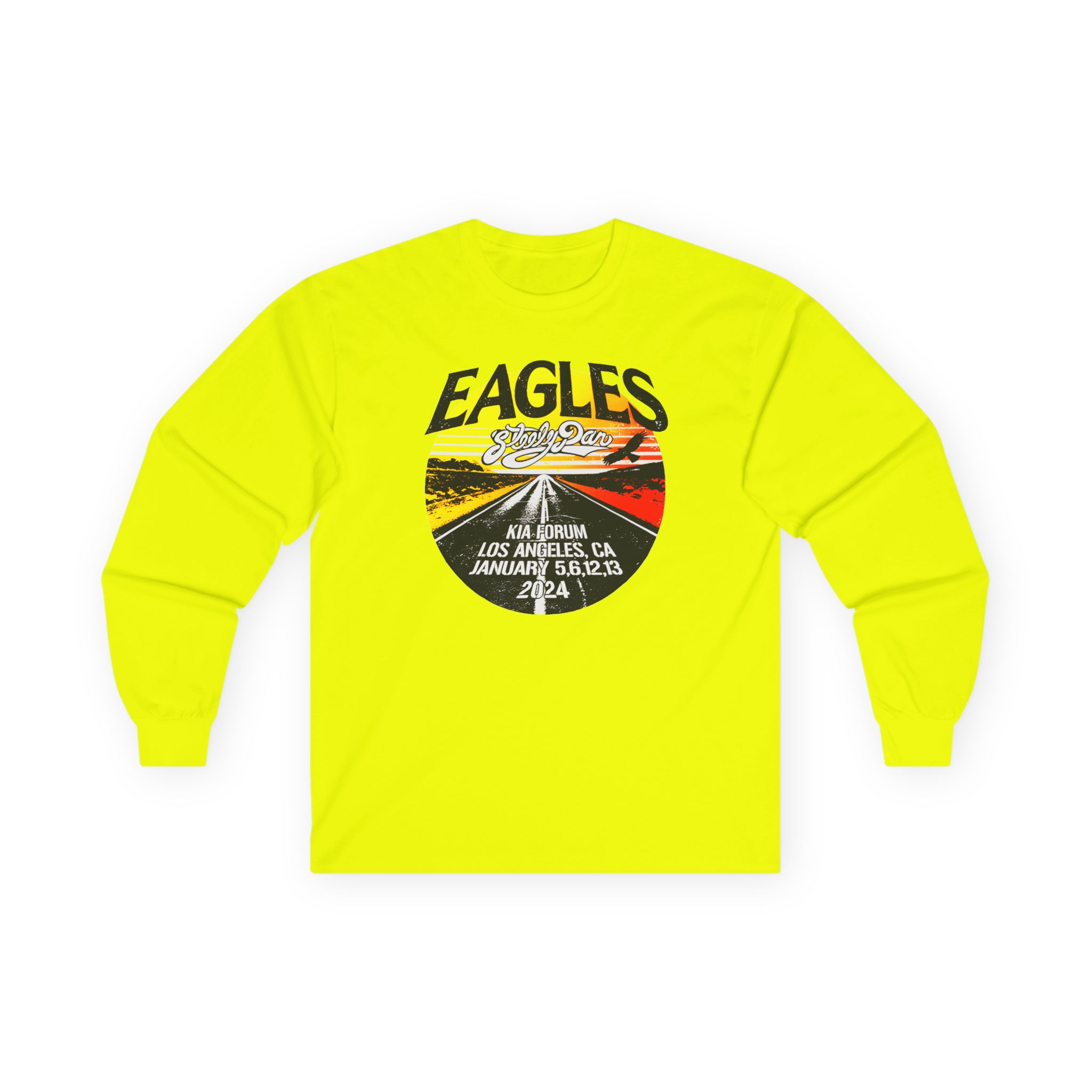 The Eagles Sphere 2024 / 2025 Sunset Unisex Ultra Cotton Long Sleeve Tee - Image 5