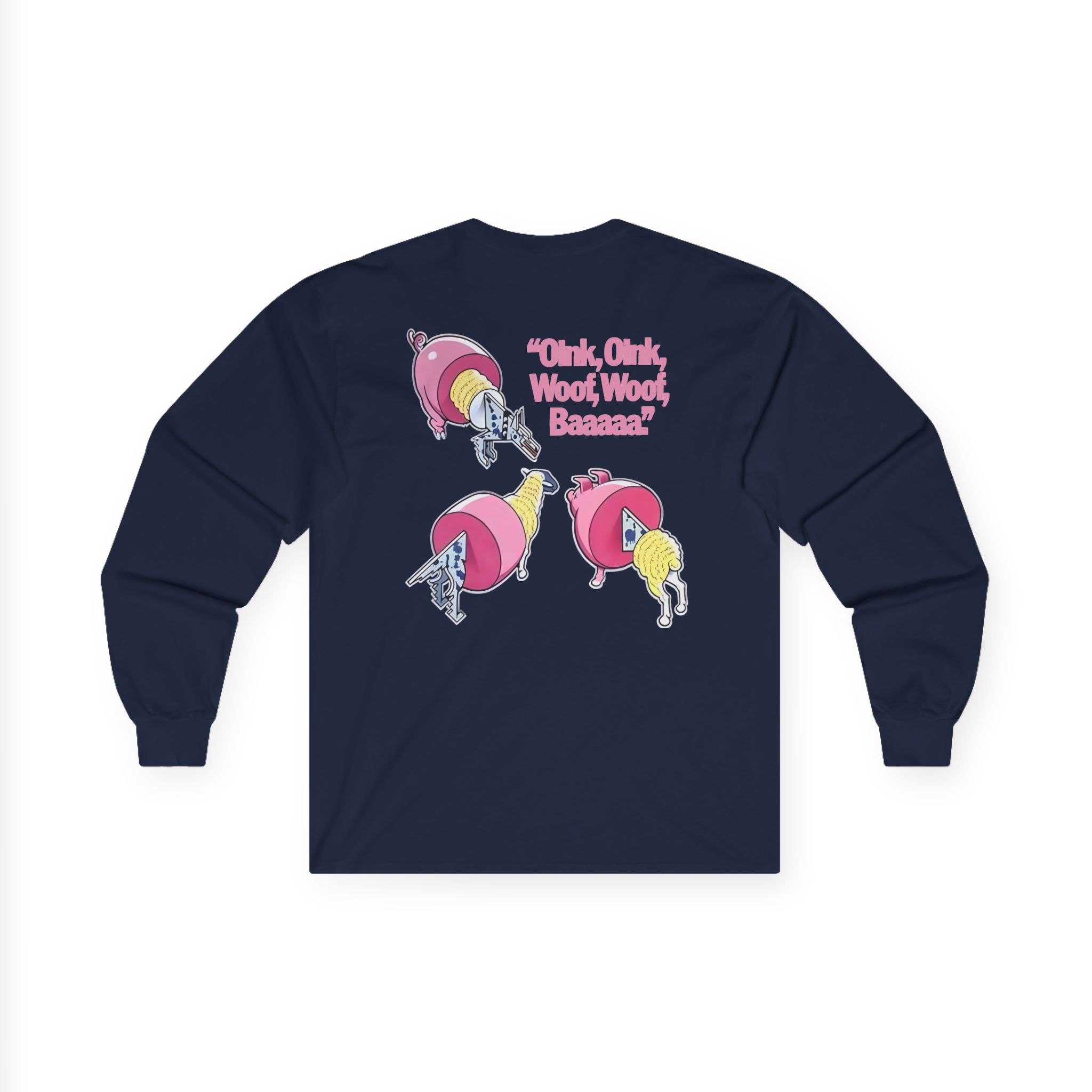 Pink Floyd Animals Oink Oink Unisex Ultra Cotton Long Sleeve Tee - Image 8