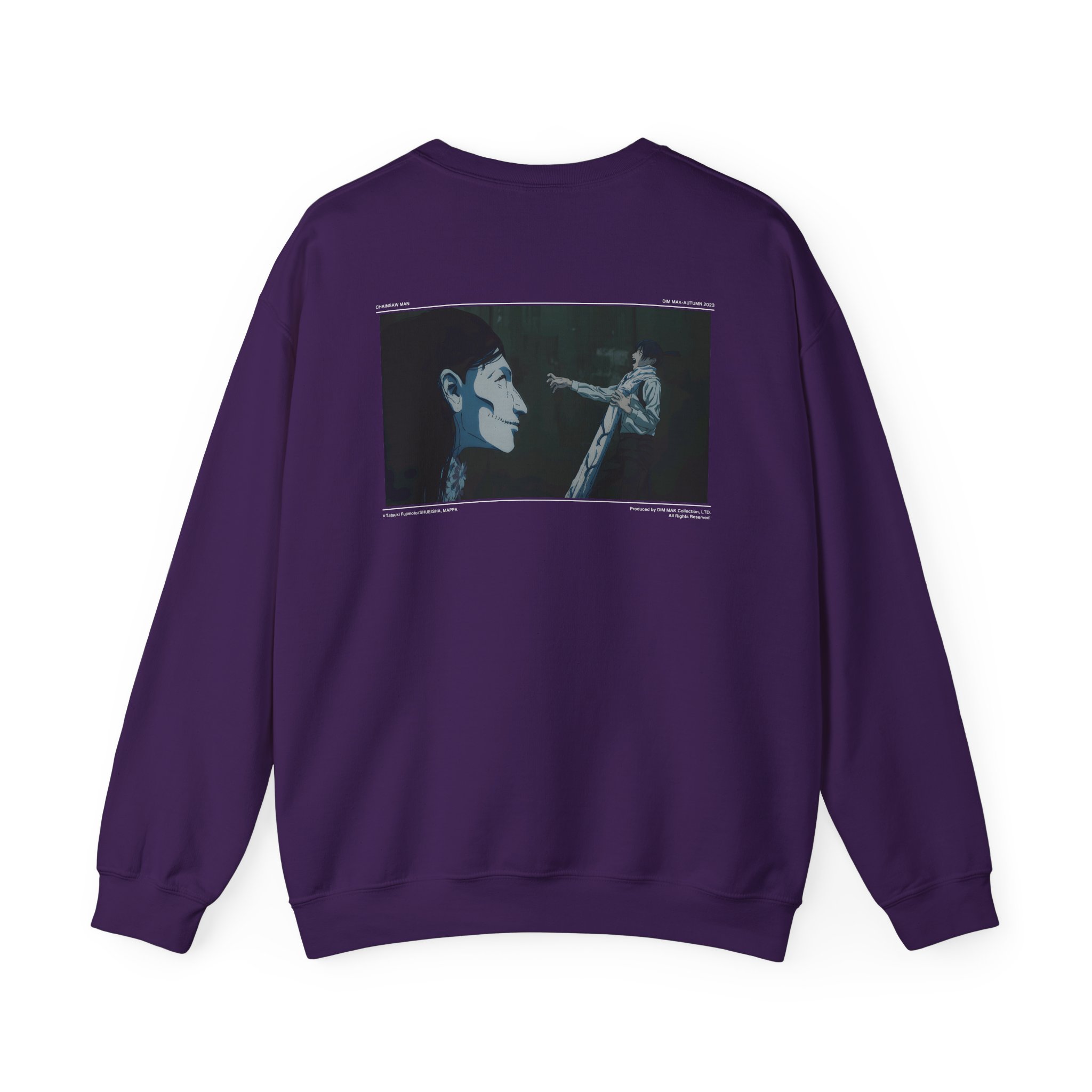 Chainsaw Man X Dim Mak Aki Unisex Heavy Blend™ Crewneck Sweatshirt - Image 16