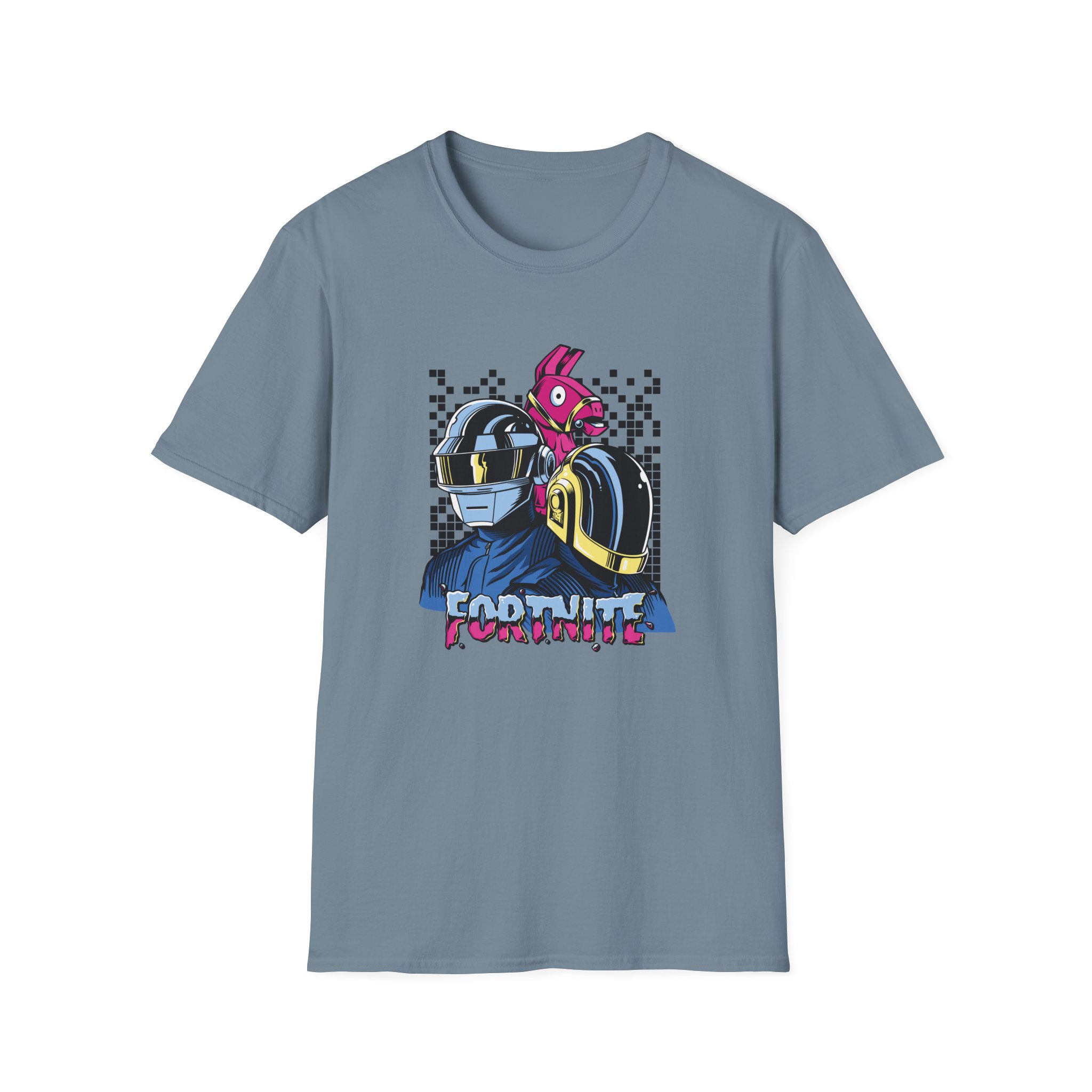 Daft Punk Fortnite X Daft Punk Long Unisex Softstyle T-Shirt - Image 23