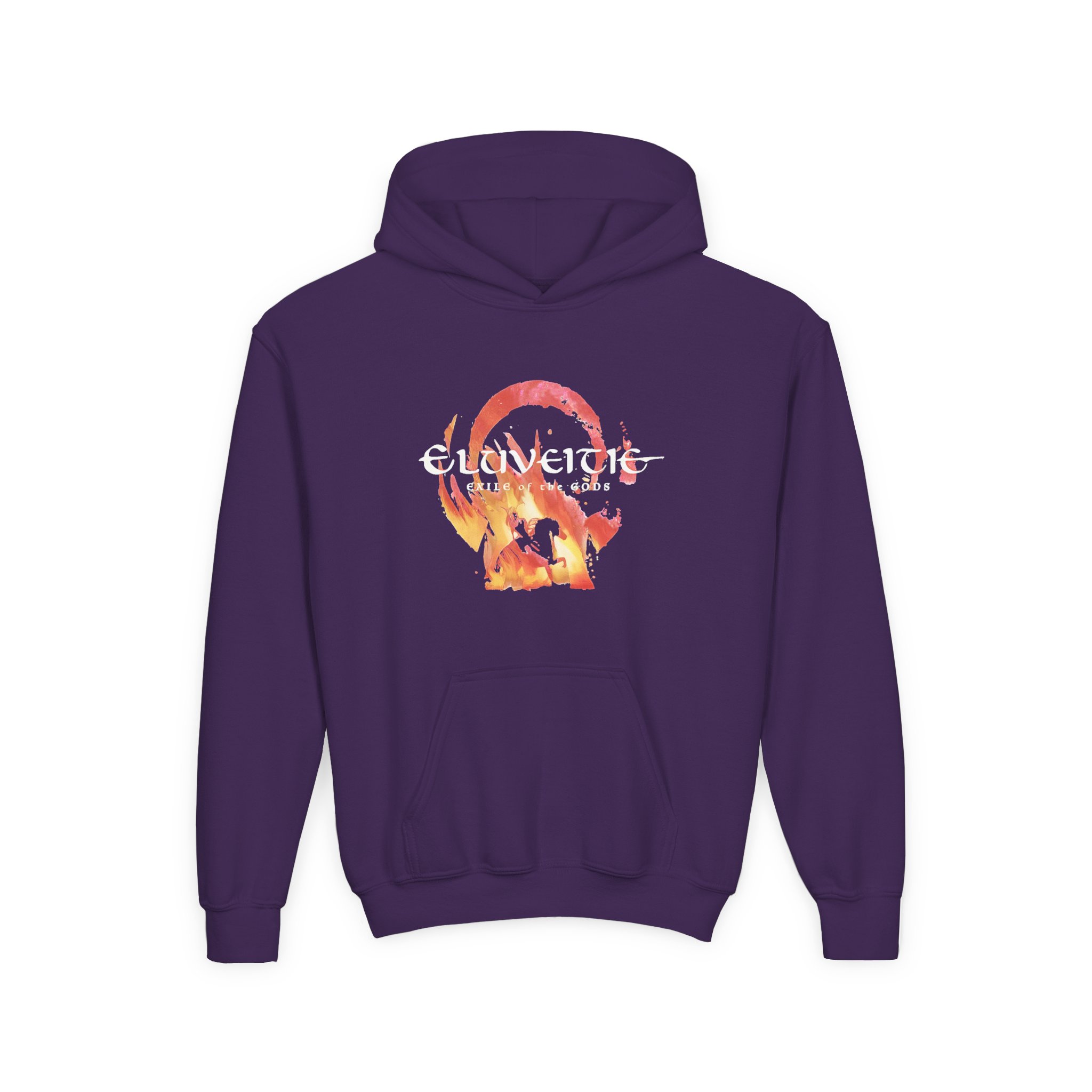 Eluveitie Exile Rider Youth Heavy Blend Hooded Sweatshirt - Image 7