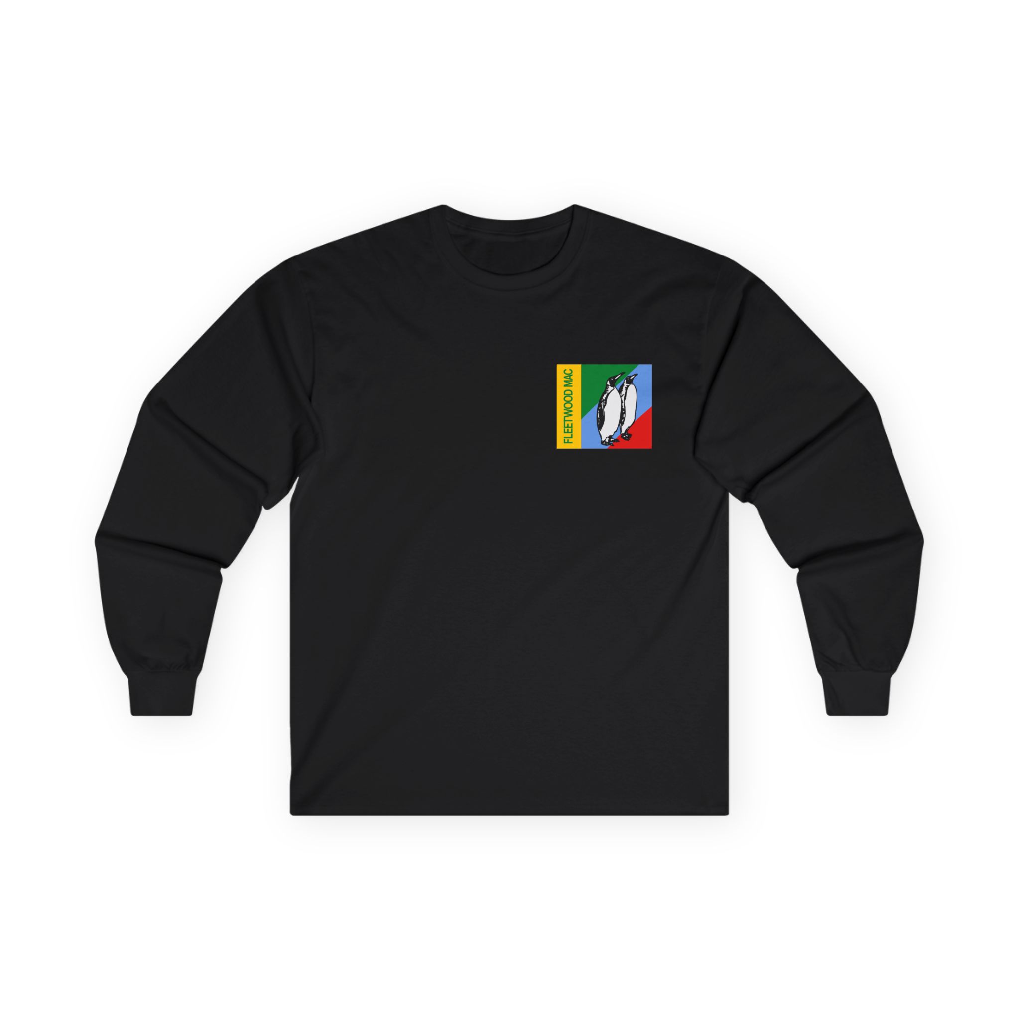 Fleetwood Mac Duo Penguin Collared Unisex Ultra Cotton Long Sleeve Tee - Image 5