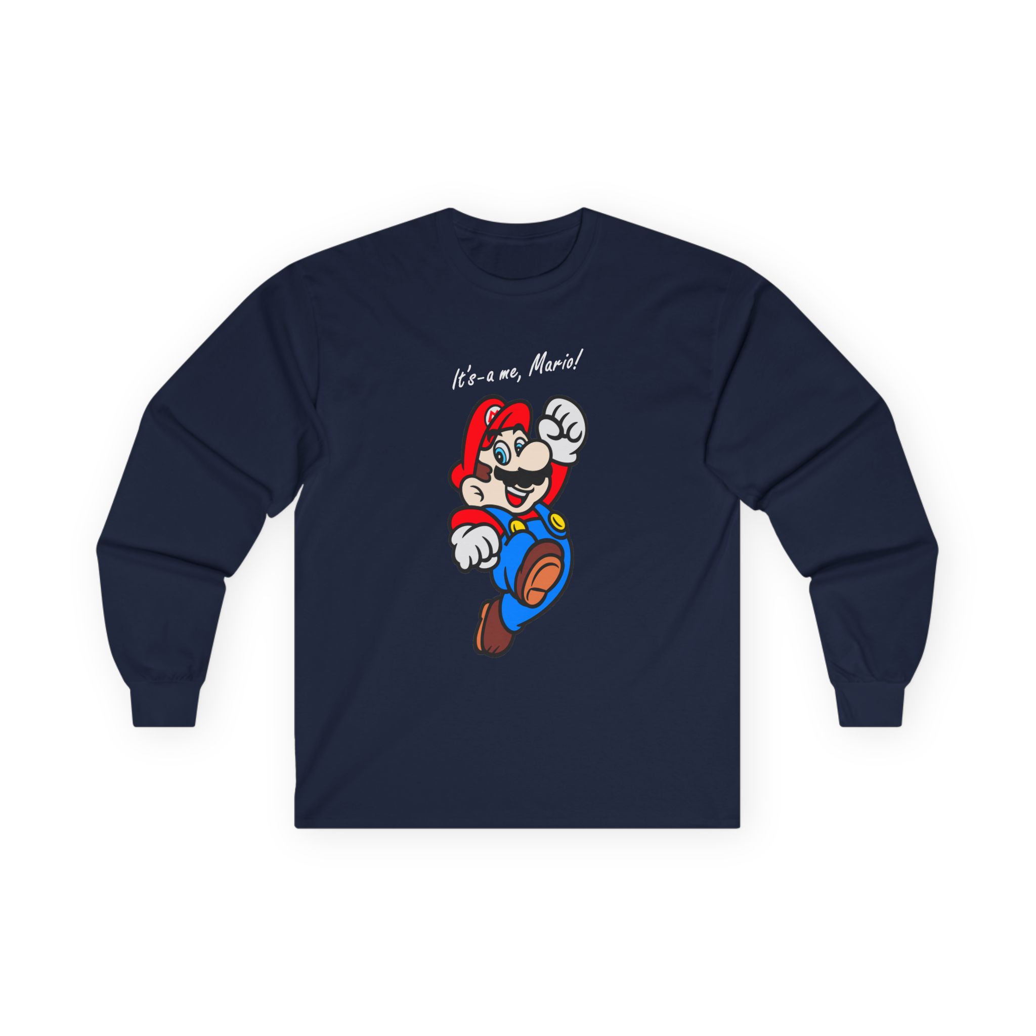NTD It's-a Me, Mario Unisex Ultra Cotton Long Sleeve Tee - Image 13