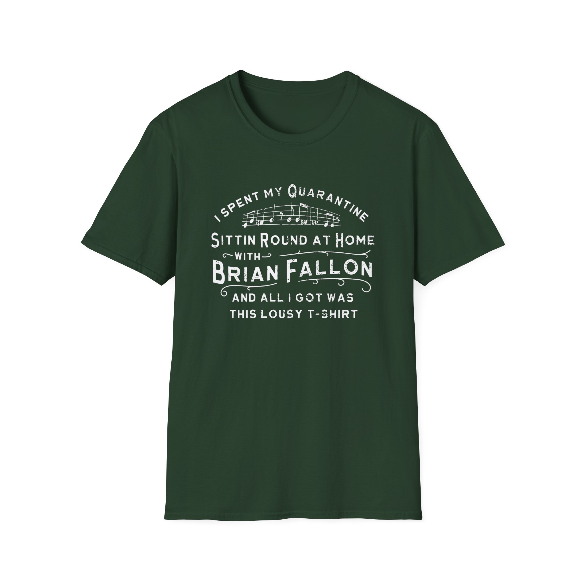 Brian Fallon Sittin Round Unisex Softstyle T-Shirt - Image 7