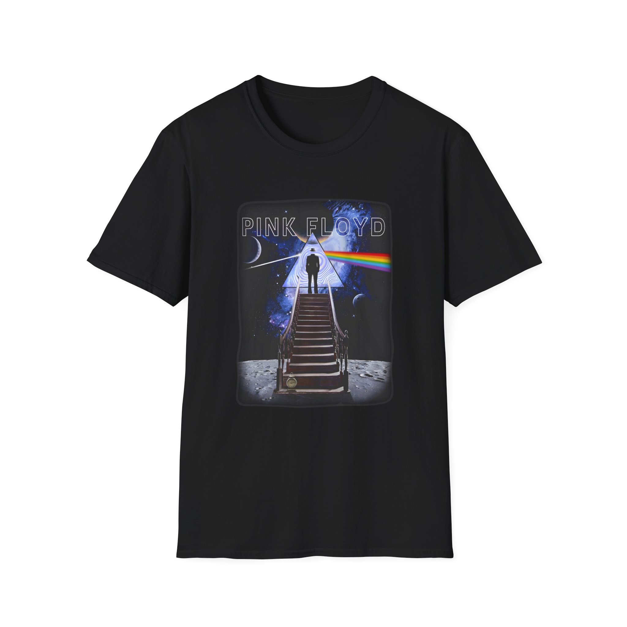 Pink Floyd Stairway to the Moon Unisex Softstyle T-shirt
