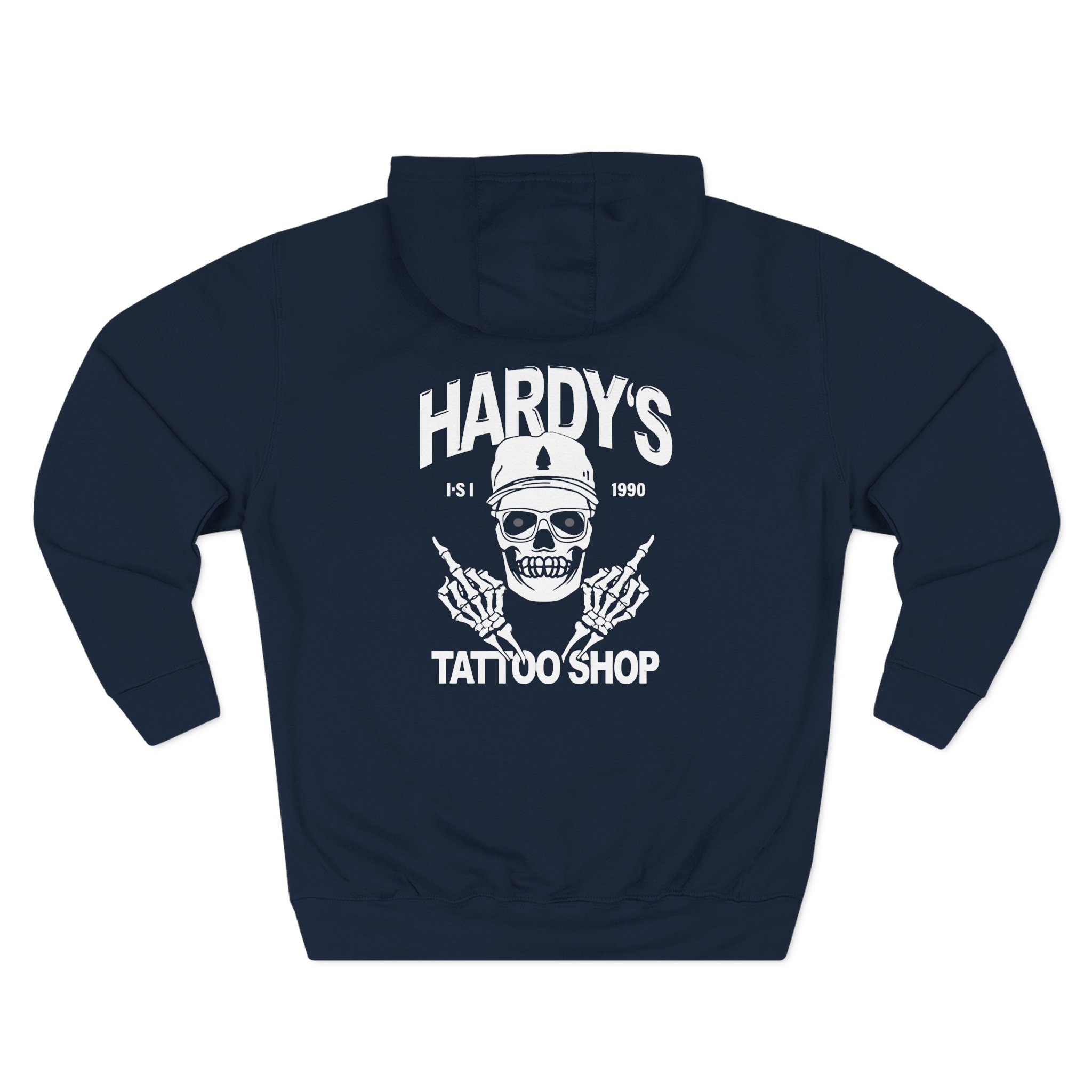 Hd Tattoo Shop Three-Panel Fleece Hoodie - Image 10