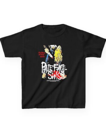 Paleface Swiss My Blood on Your Hands Washed Out Kids Heavy Cotton™ Tee