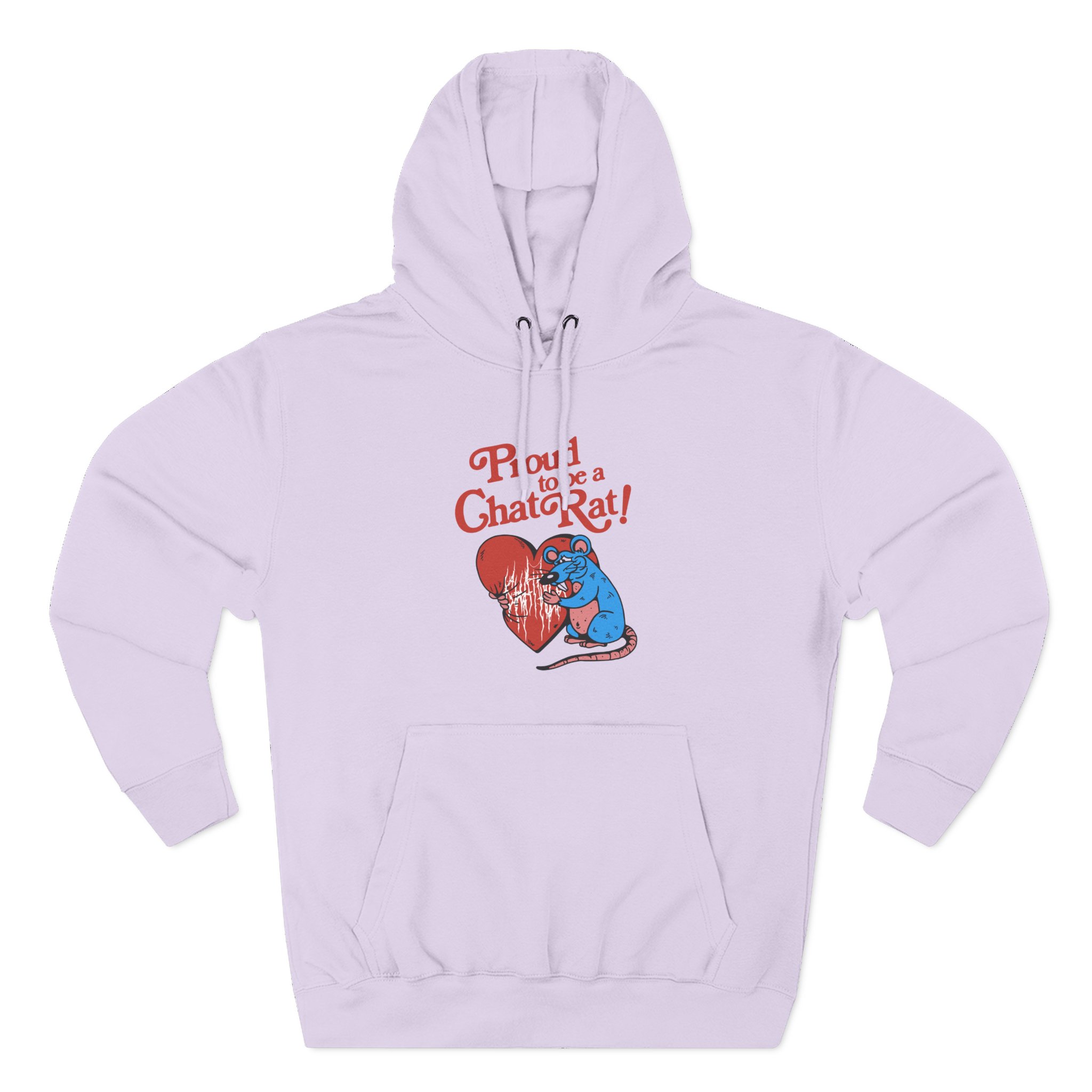 Chat Pile Chat Rat Three-Panel Fleece Hoodie - Image 13