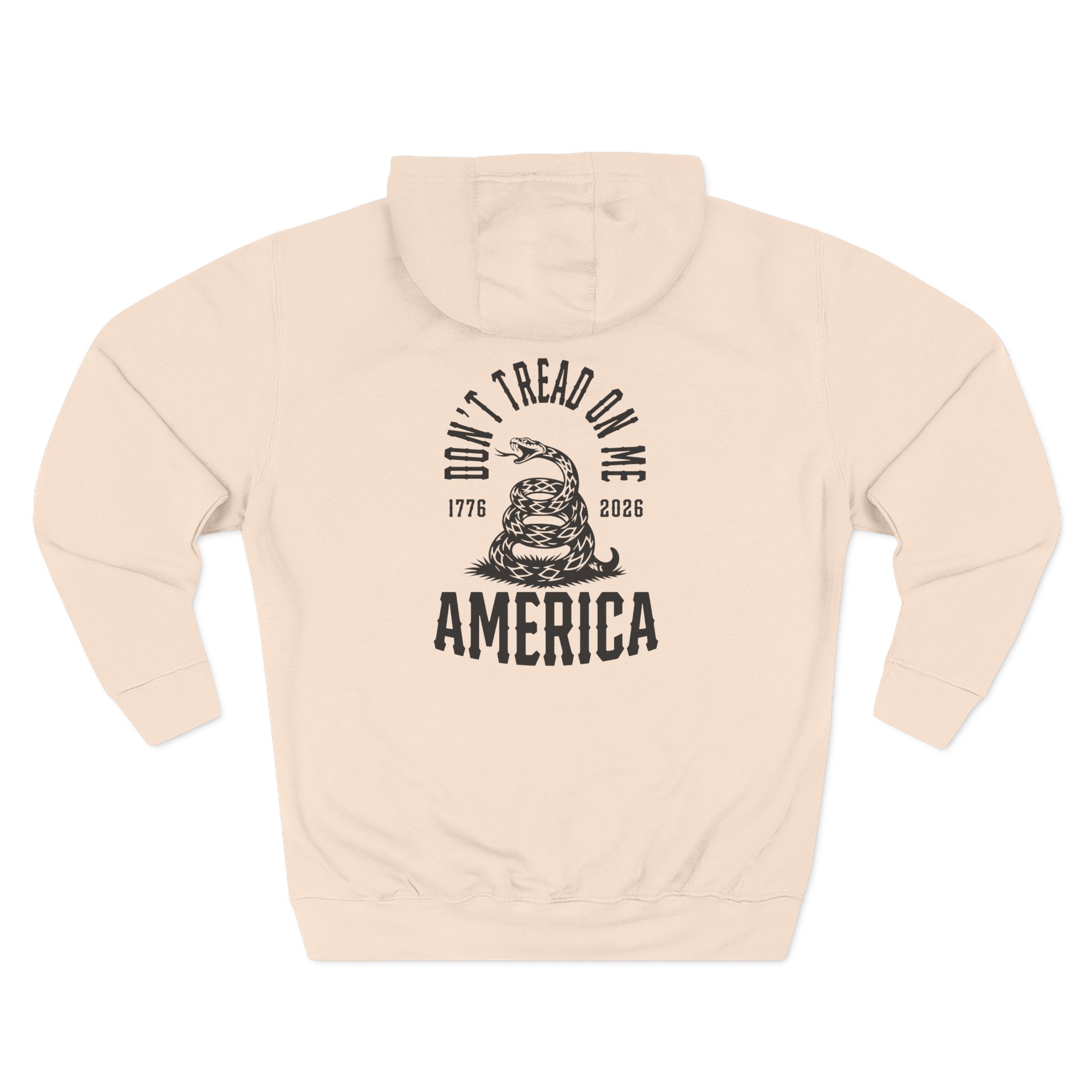 Valuetainment Don't Tread on Me Three-Panel Fleece Hoodie - Image 8