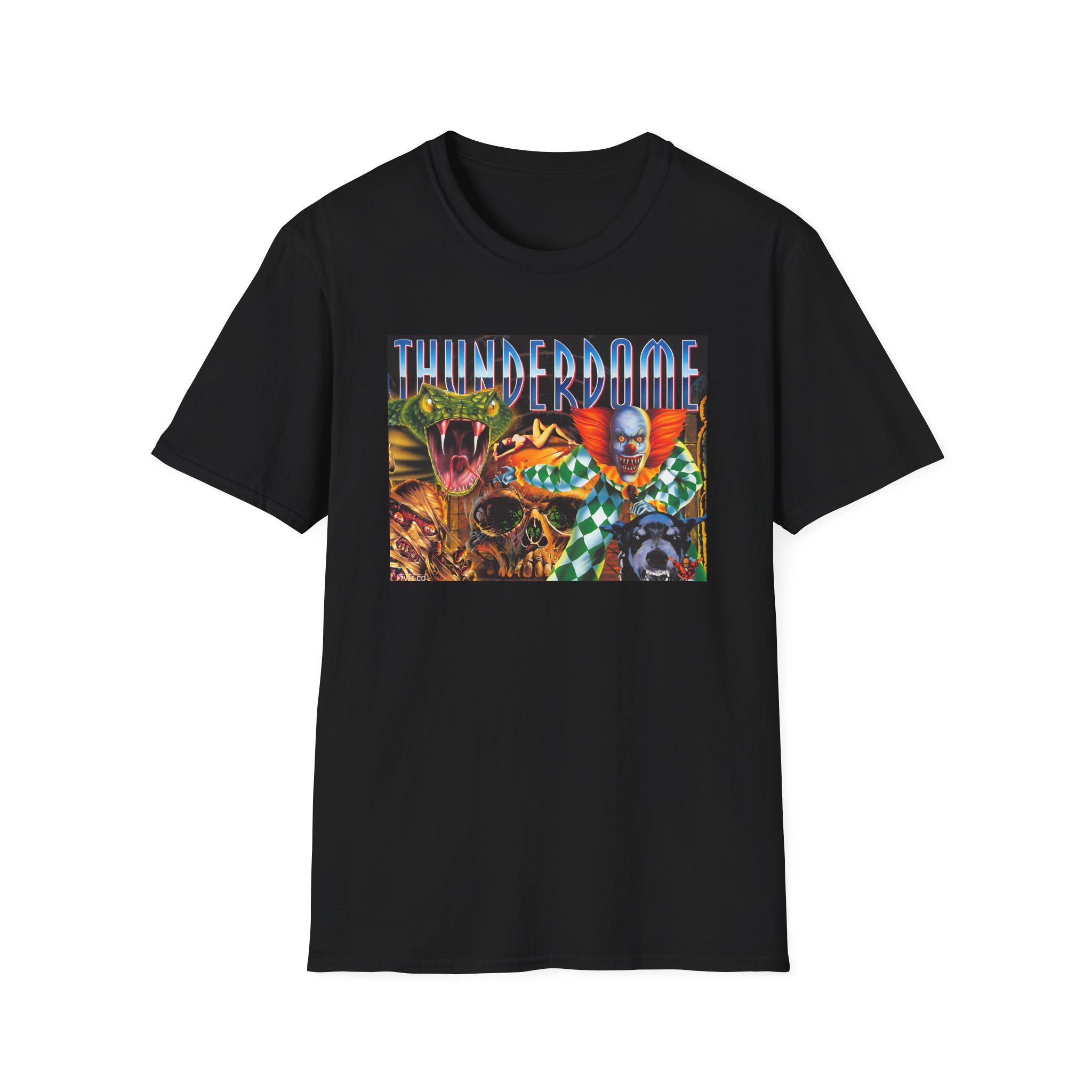 Thunderdome Hardcore Will Never Die Unisex Softstyle T-Shirt