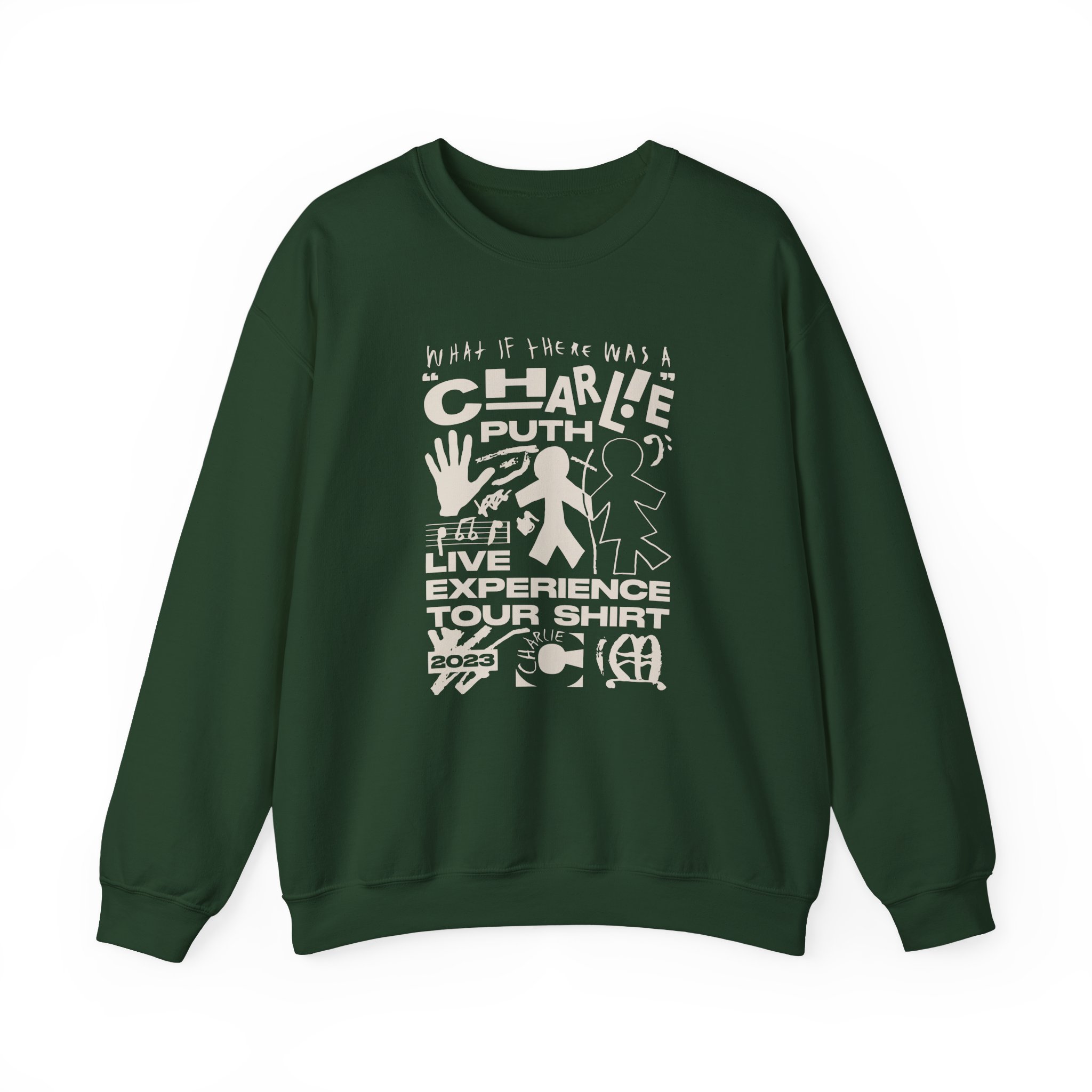 Charlie Puth What If There Was A Tour Unisex Heavy Blend™ Crewneck Sweatshirt - Image 7