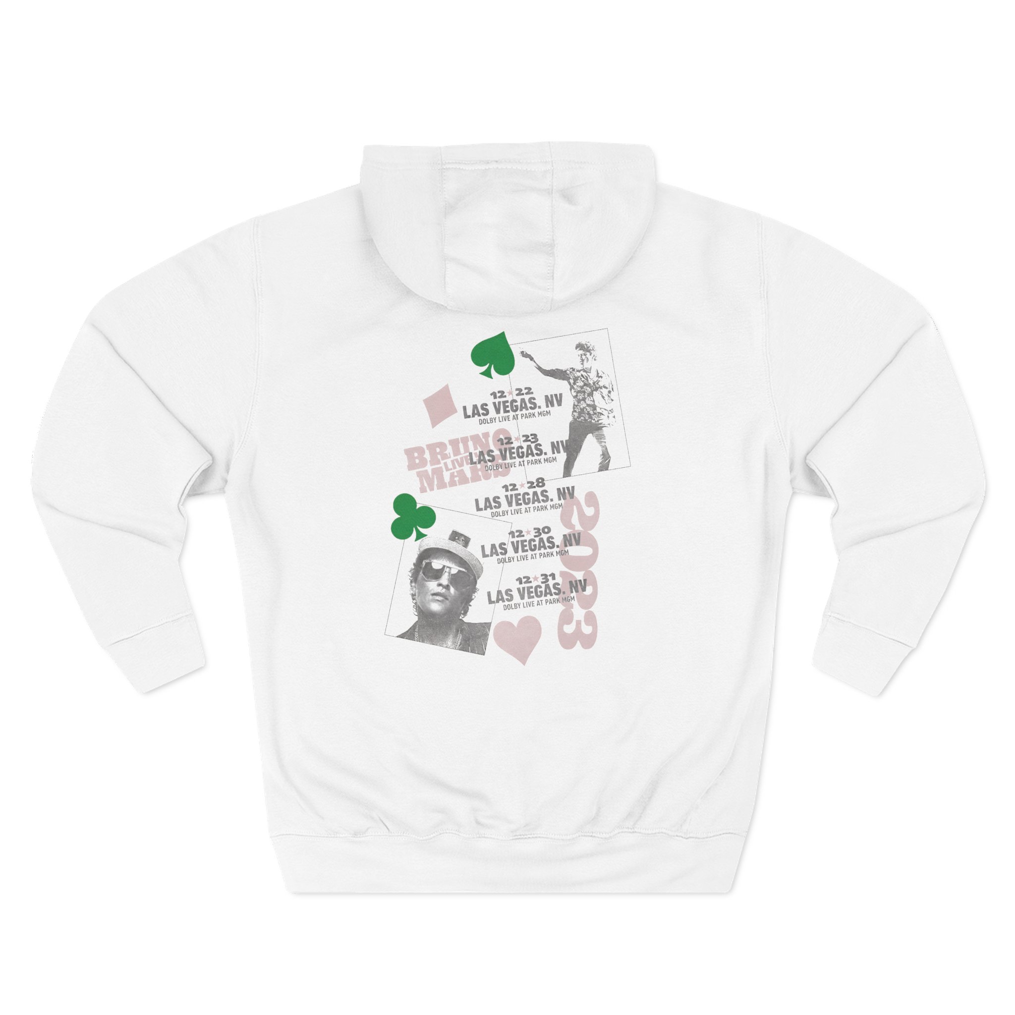 Bruno Mars Live Three-Panel Fleece Hoodie - Image 2