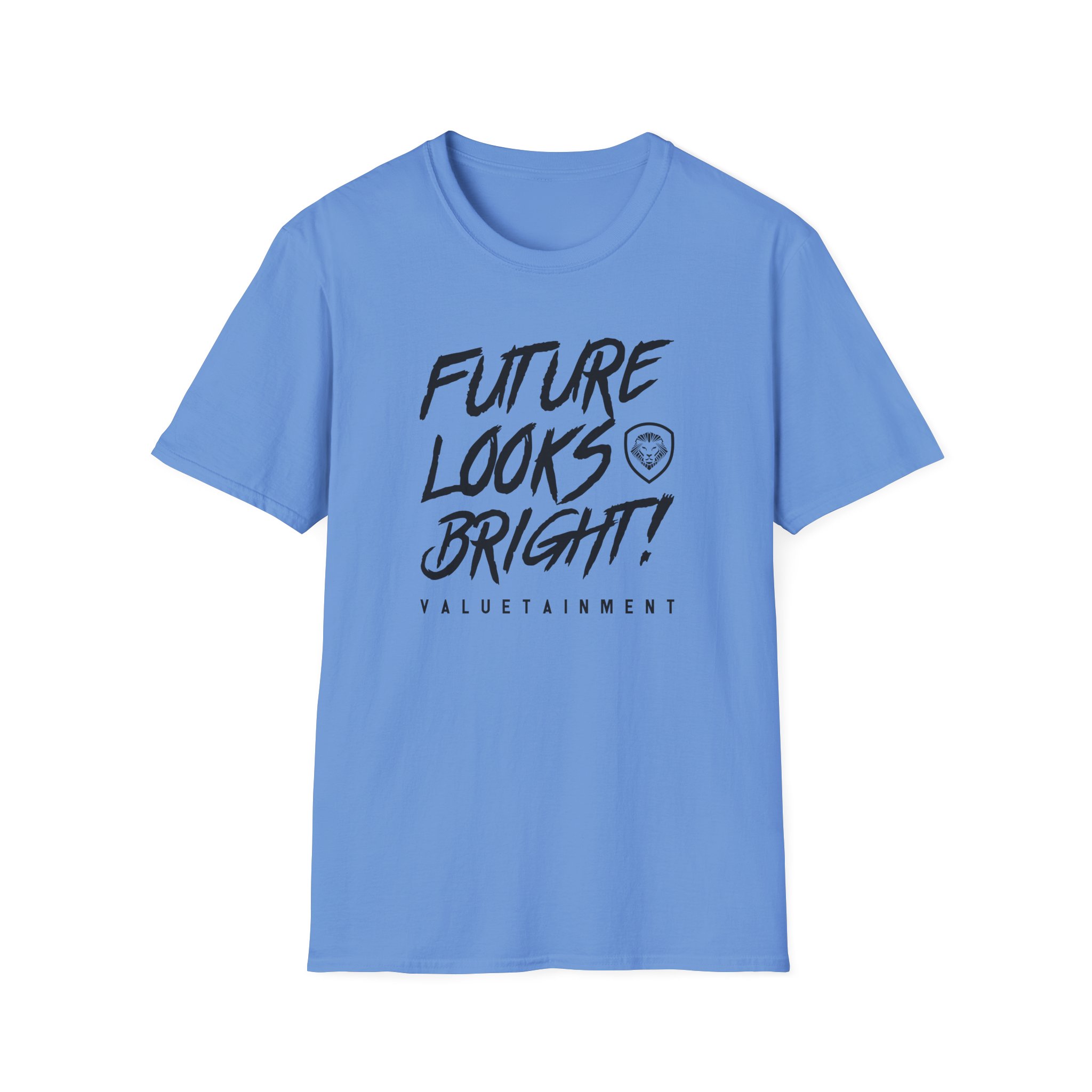 Valuetainment Future Looks Bright Unisex Softstyle T-Shirt - Image 23