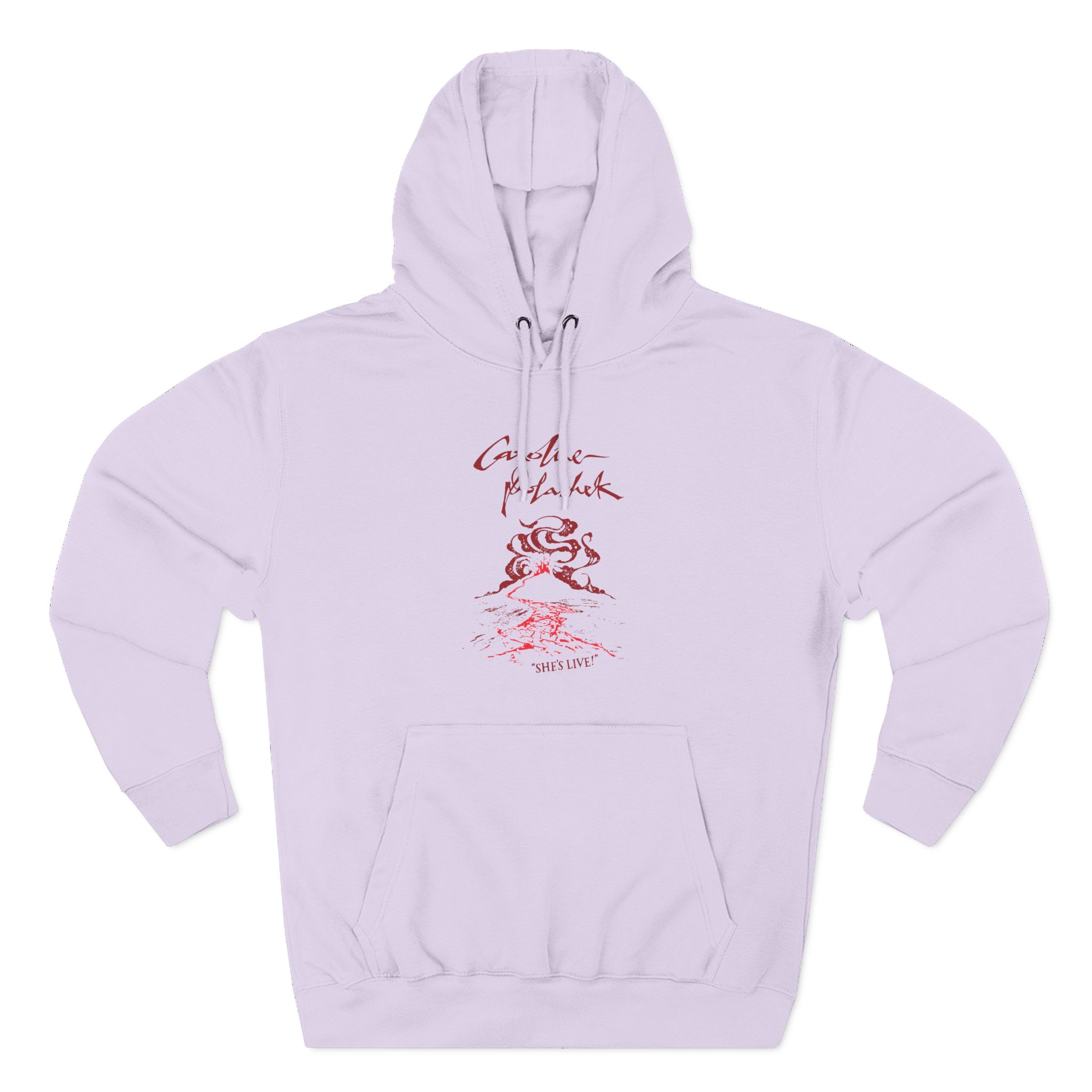 Caroline Polachek Volcano Spiraling Tour Three-Panel Fleece Hoodie - Image 11