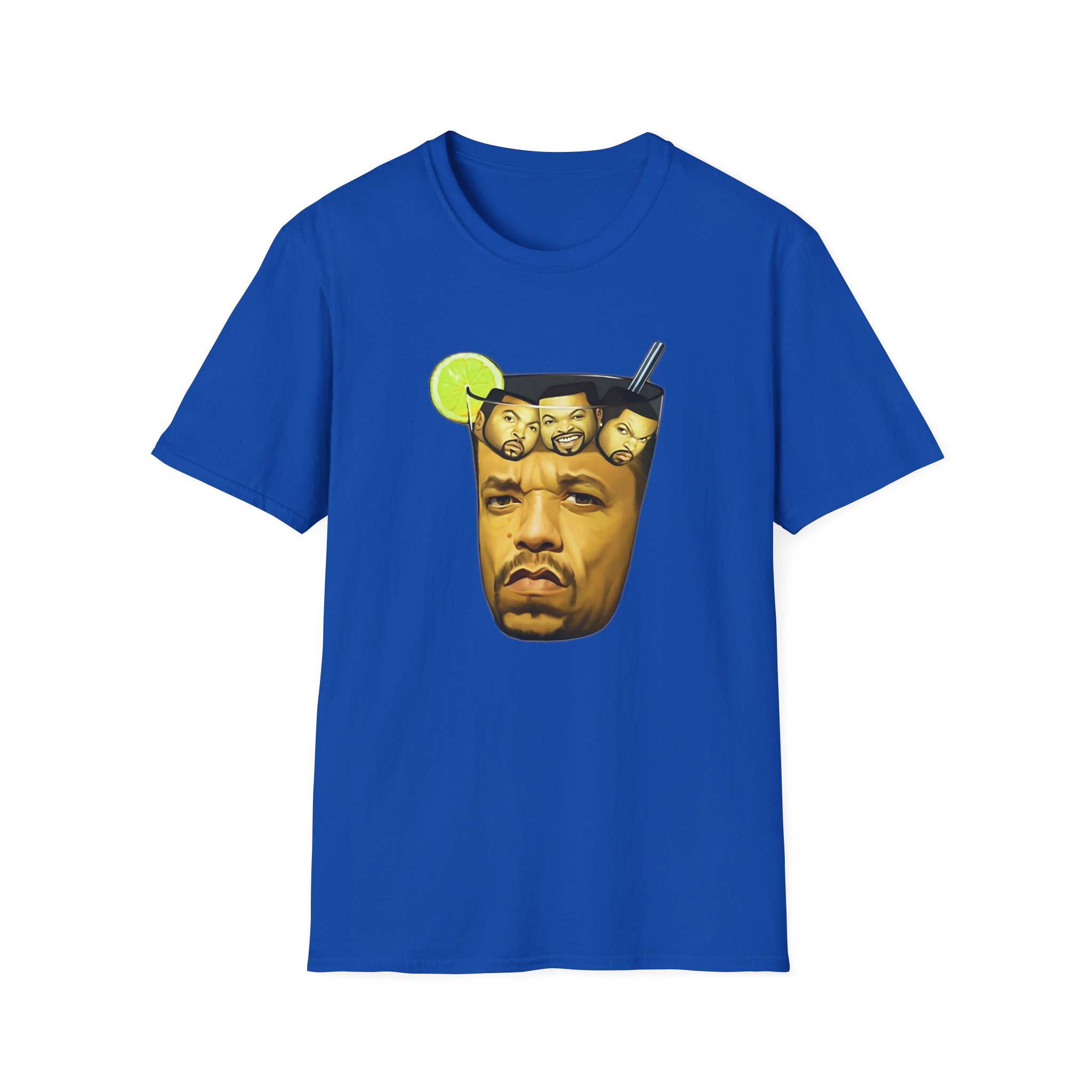 Ice Cube In Iced Tea Unisex Softstyle T-Shirt - Image 17